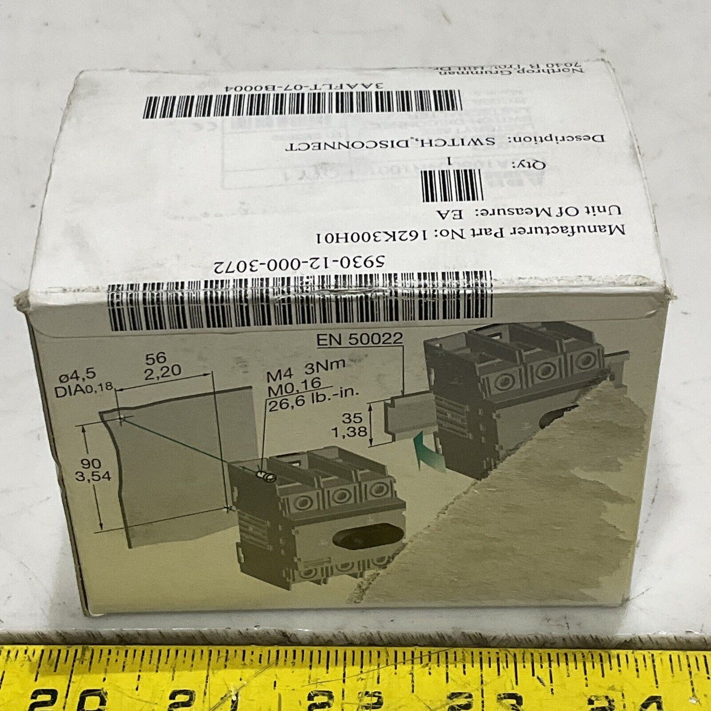 ABB 1SCA105004R1001 OT100F3 DISCONNECTOR SWITCH 100A U3S