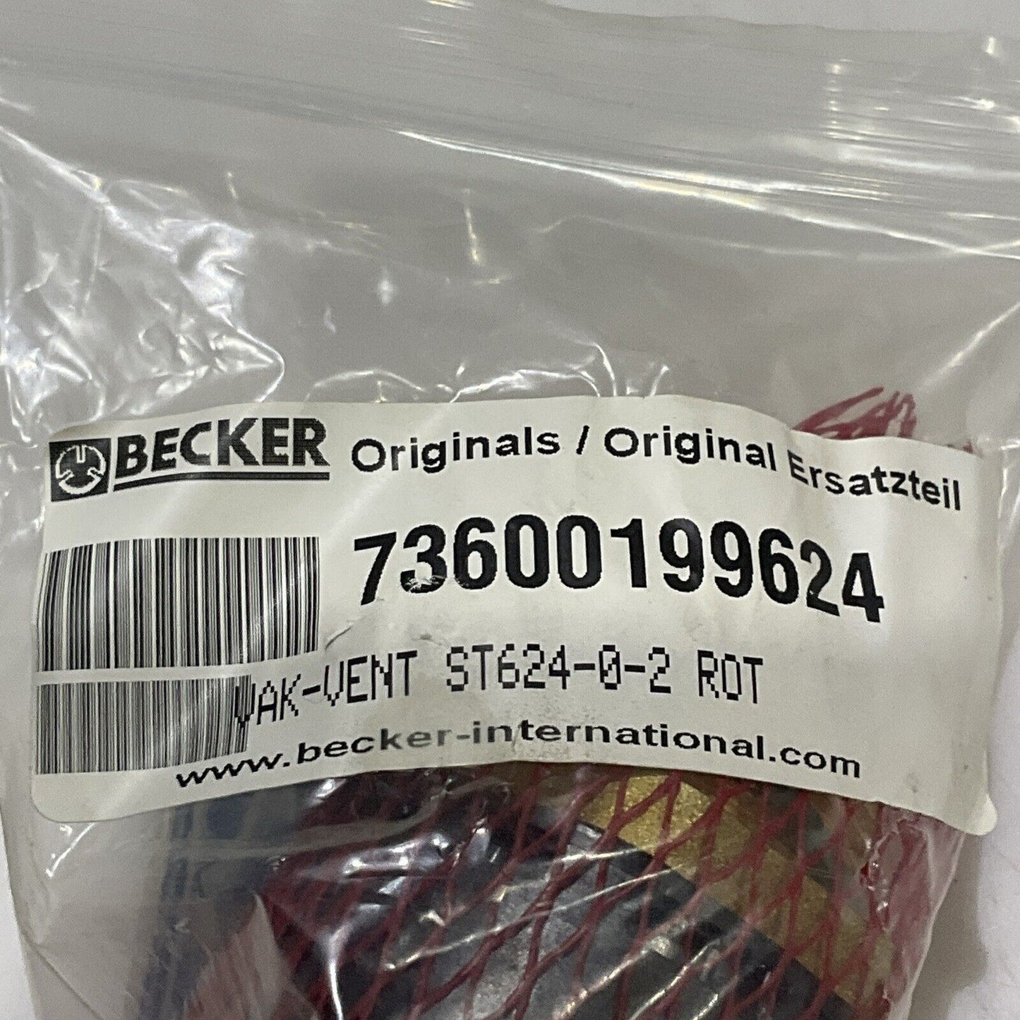 BECKER 73600199624 REGULATING VACUUM VALVE VAK-VENT ST624-0-2 ROT U3S