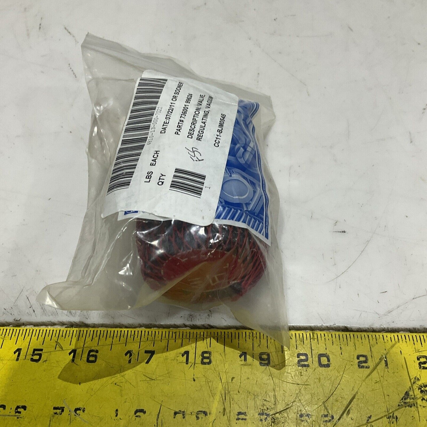 BECKER 73600199624 REGULATING VACUUM VALVE VAK-VENT ST624-0-2 ROT U3S