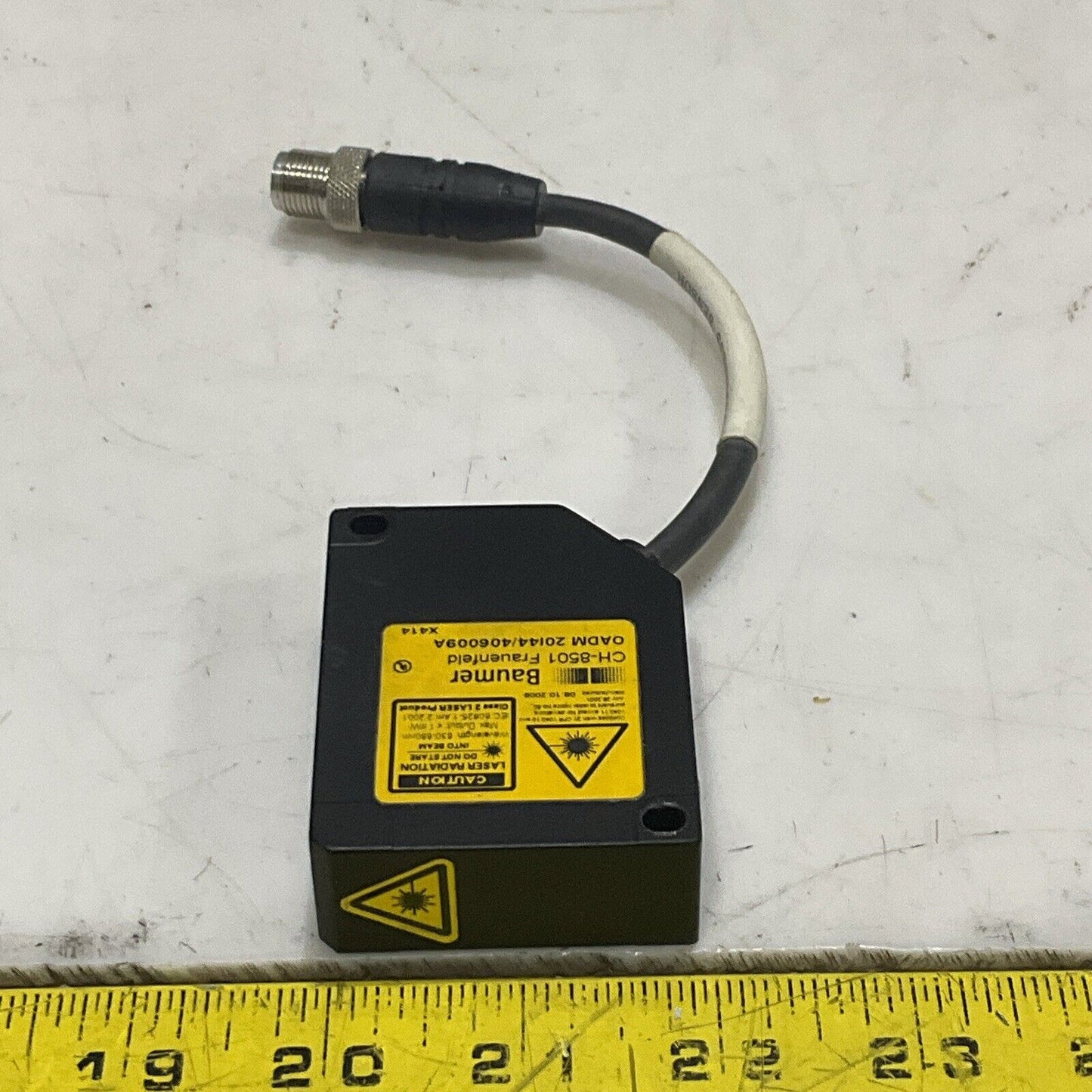 BAUMER OADM 20I44/406009A PHOTOELECTRIC DISTANCE SENSOR LONG 28V RANGE 675NM U3S