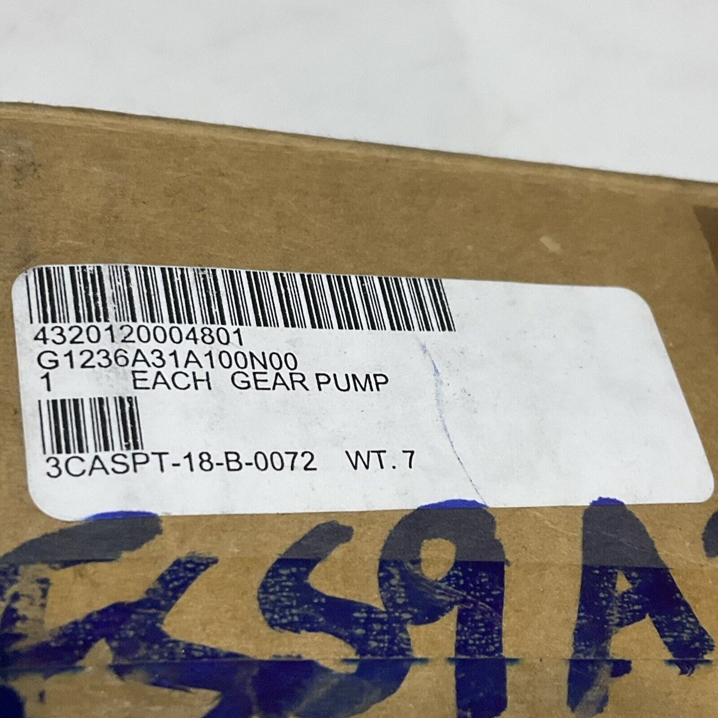 CONCENTRIC ROCKFORD INC. G1236A3A100N00 HYDRAULIC GEAR PUMP 020318 1321082 U3S