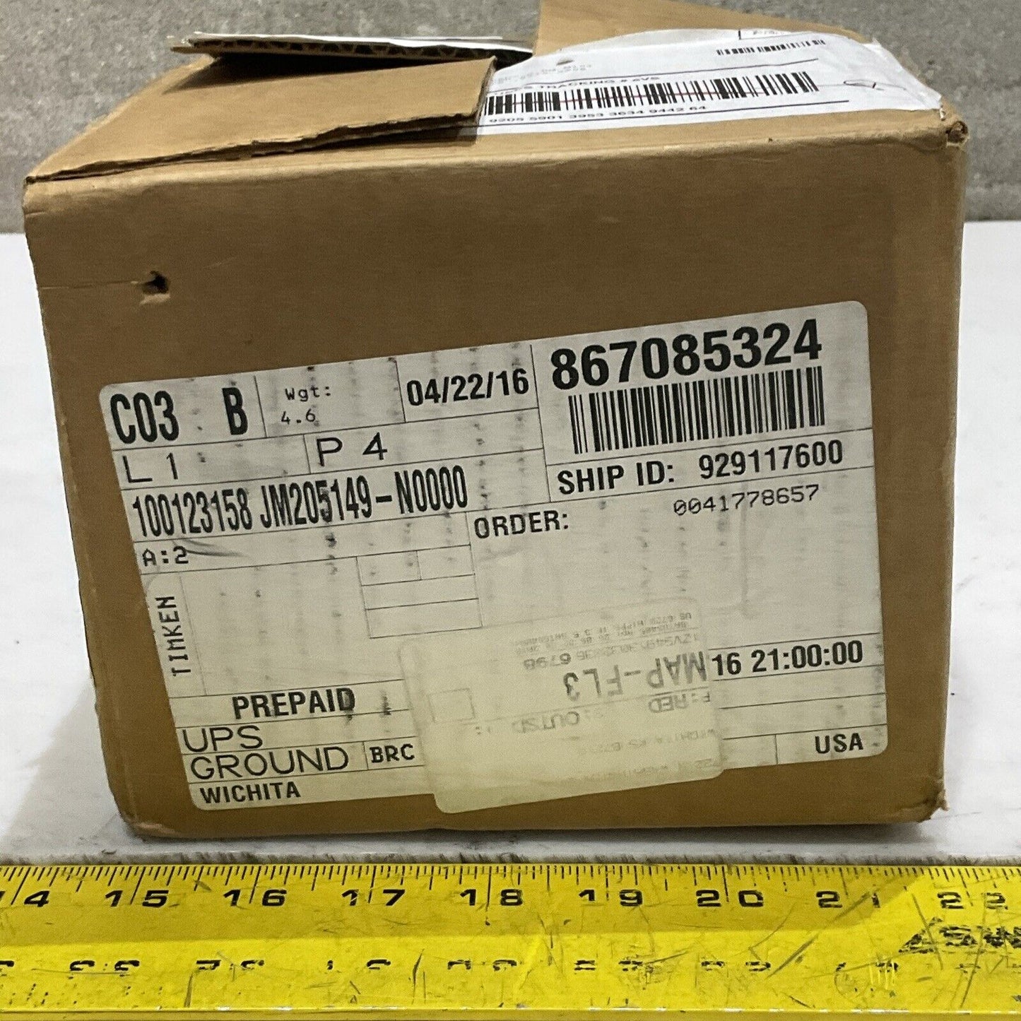 CONCENTRIC ROCKFORD INC. G1236A3A100N00 HYDRAULIC GEAR PUMP 020318 1321082 U3S