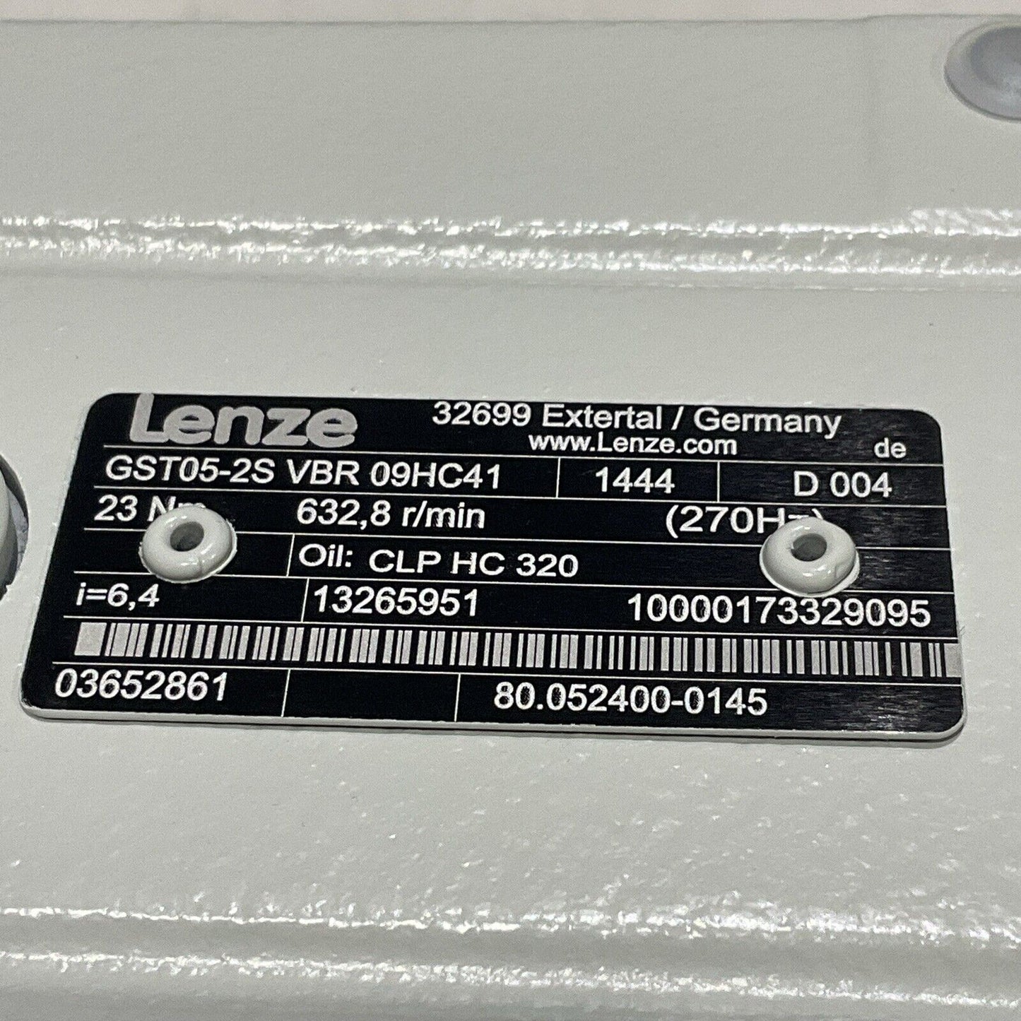 LENZE MCS 09H41LRS0B0-Z0D0-ST500N-R2SU GST05-2S 09HC41 SERVO MOTOR 160V U3S