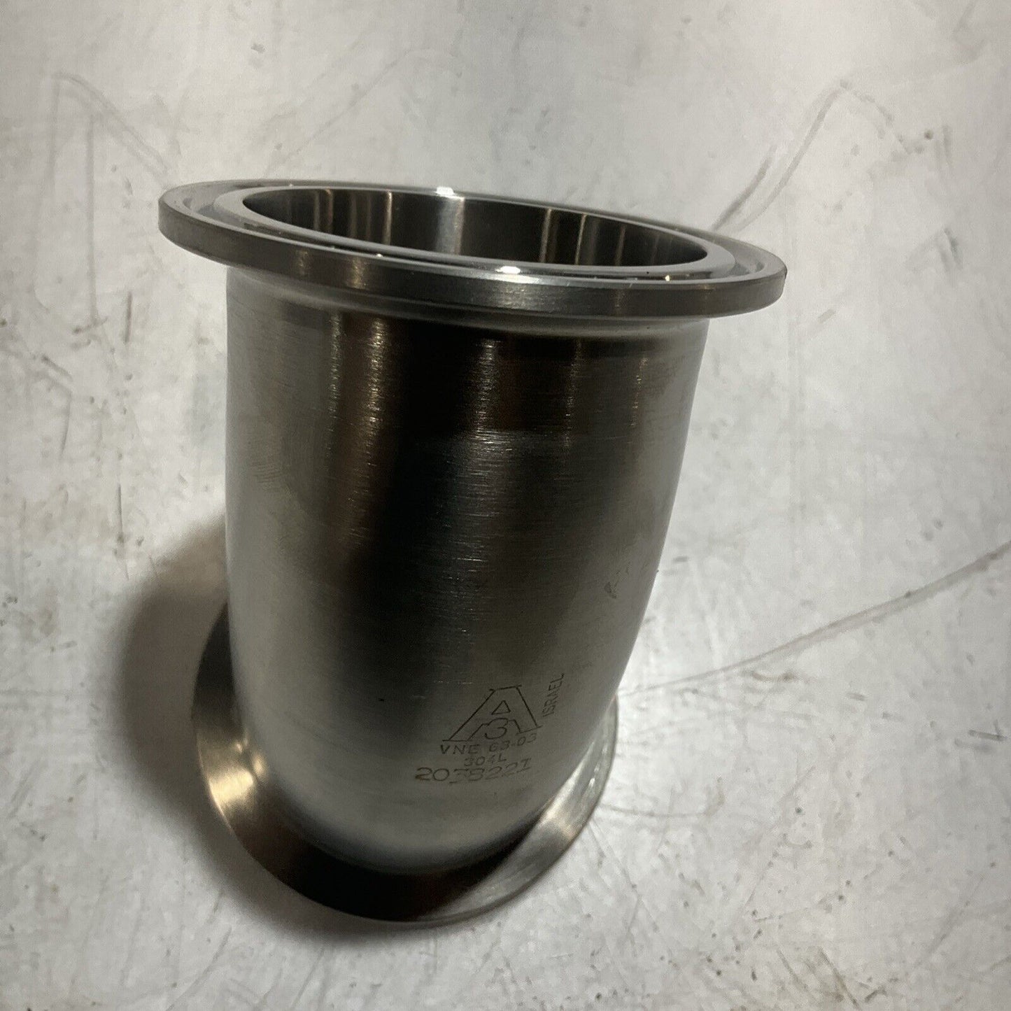 VNE CORPORATION EG2K2 CLAMP FITTING 45 DEGREE STAINLESS ELBOW LOT OF 2 RM6