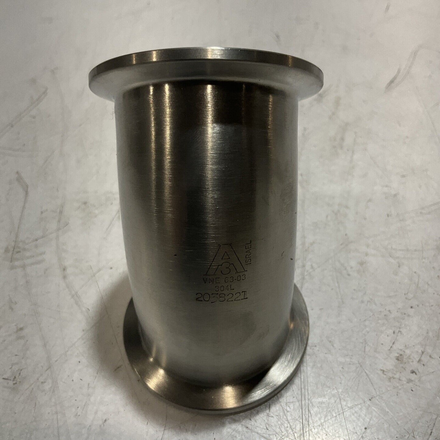 VNE CORPORATION EG2K2 CLAMP FITTING 45 DEGREE STAINLESS ELBOW LOT OF 2 RM6