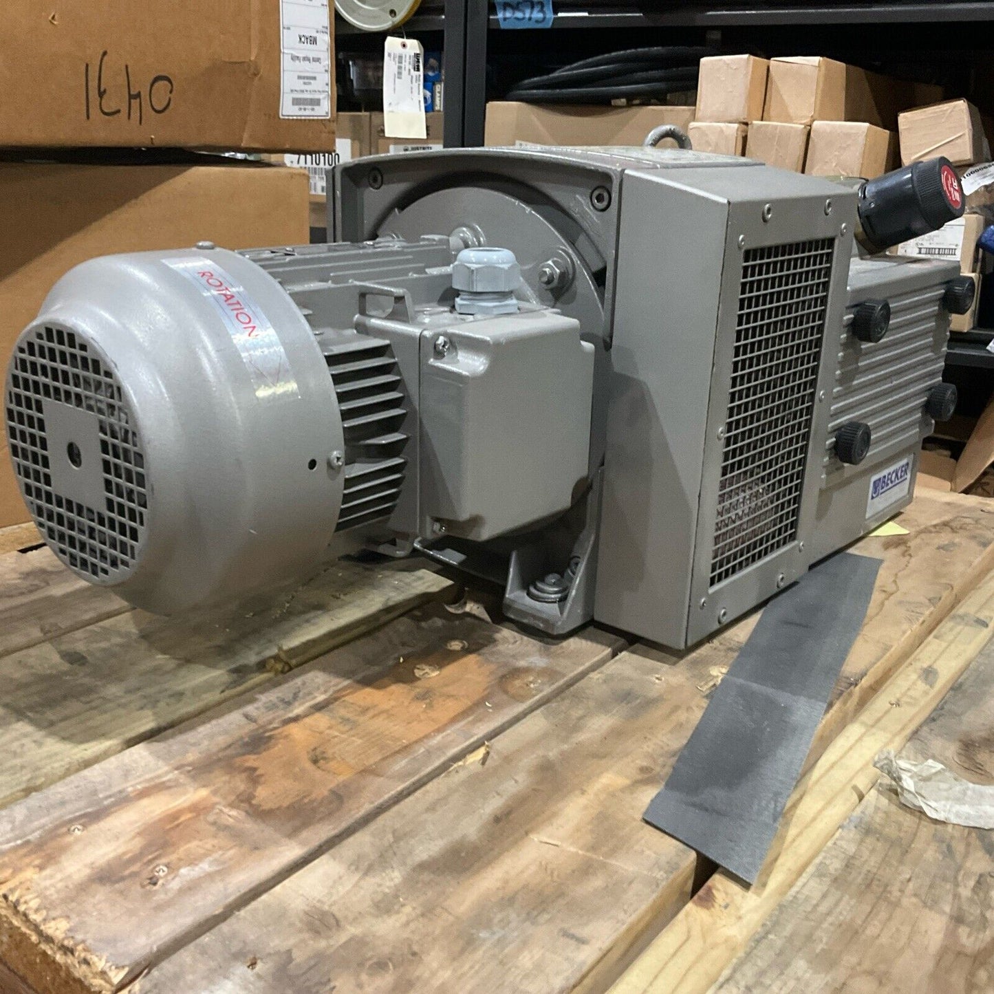 2009 BECKER D2388787 KVT 3.60 VACCUM PUMP 50/60HZ 1420/1715 RPM 1.35/1.70 KW U3S