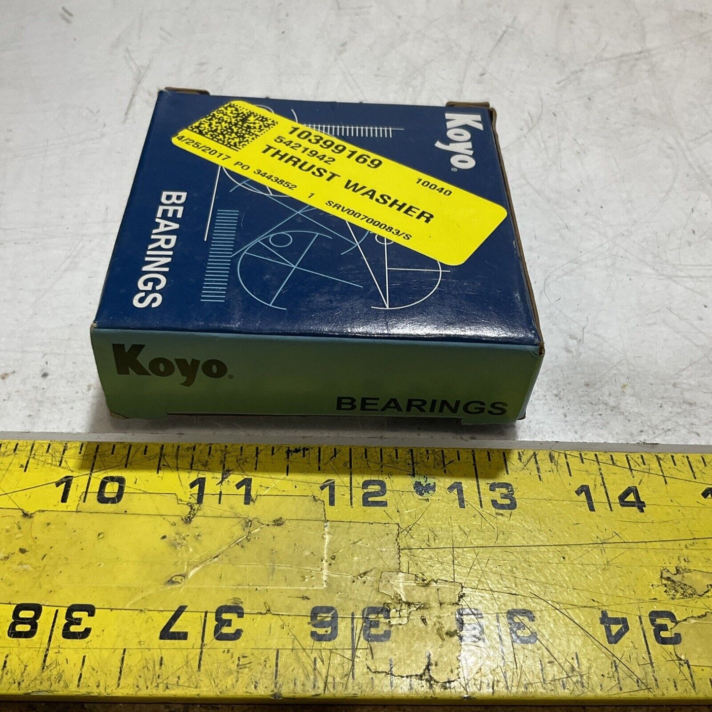 KOYO TRB-3446;PB;L125 THRUST ROLLER BEARINGS LOT OF 5 U3S