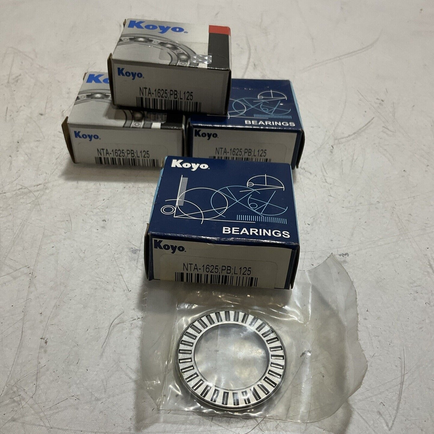 KOYO NTA-1625;PBL;L125 NEEDLE ROLLER THRUST BEARING LOT 4 U3S