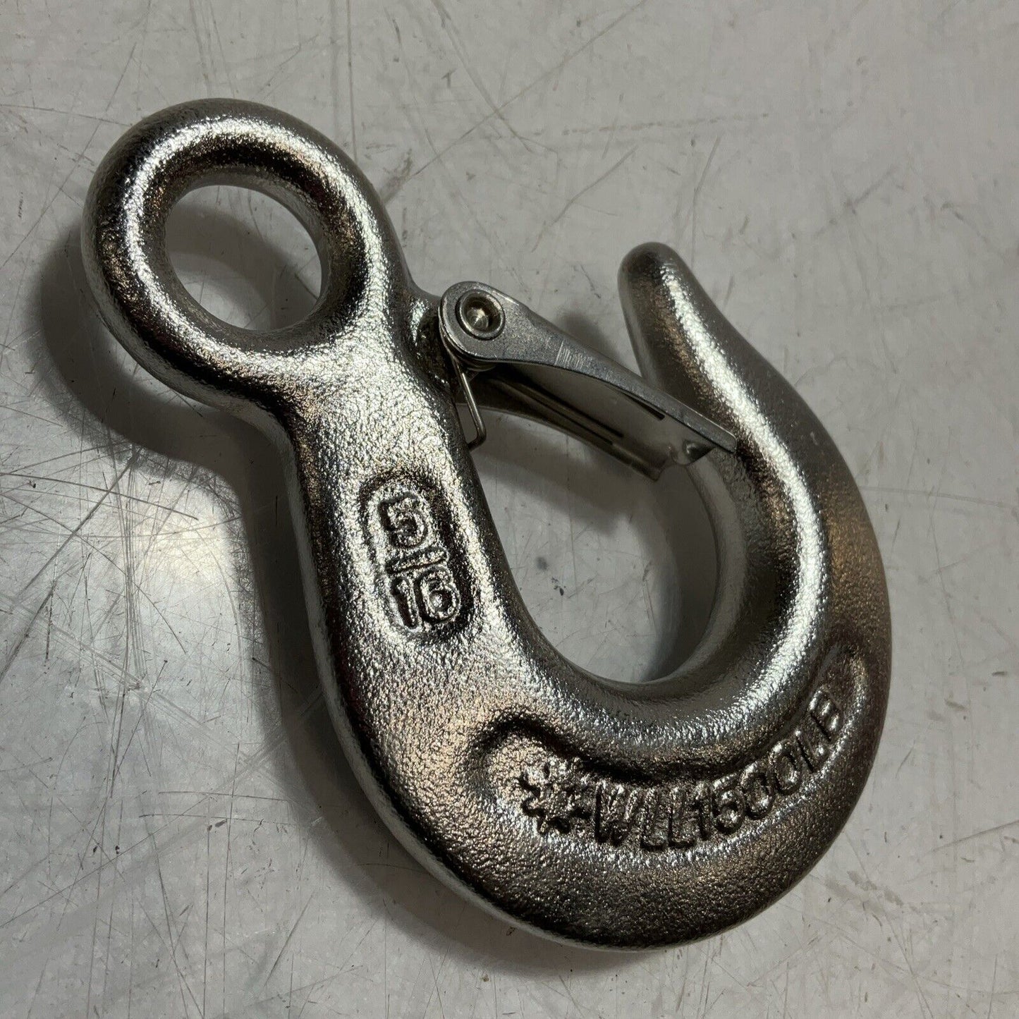 FORGED 316 EYE SLIP HOOK SIZE 5/16 LOT OF 3 U3S