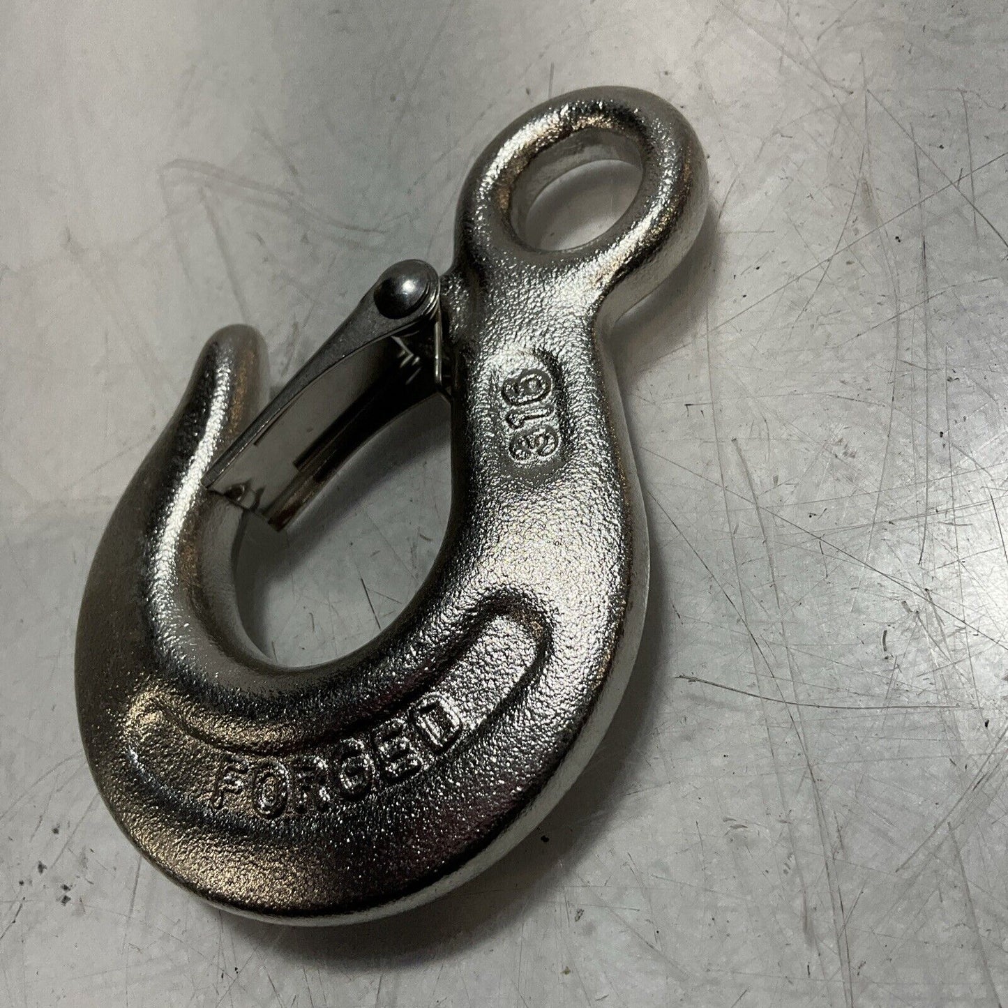 FORGED 316 EYE SLIP HOOK SIZE 5/16 LOT OF 3 U3S