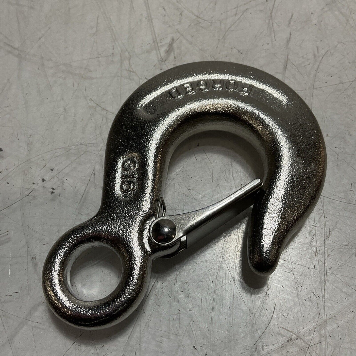 FORGED 316 EYE SLIP HOOK SIZE 5/16 LOT OF 3 U3S