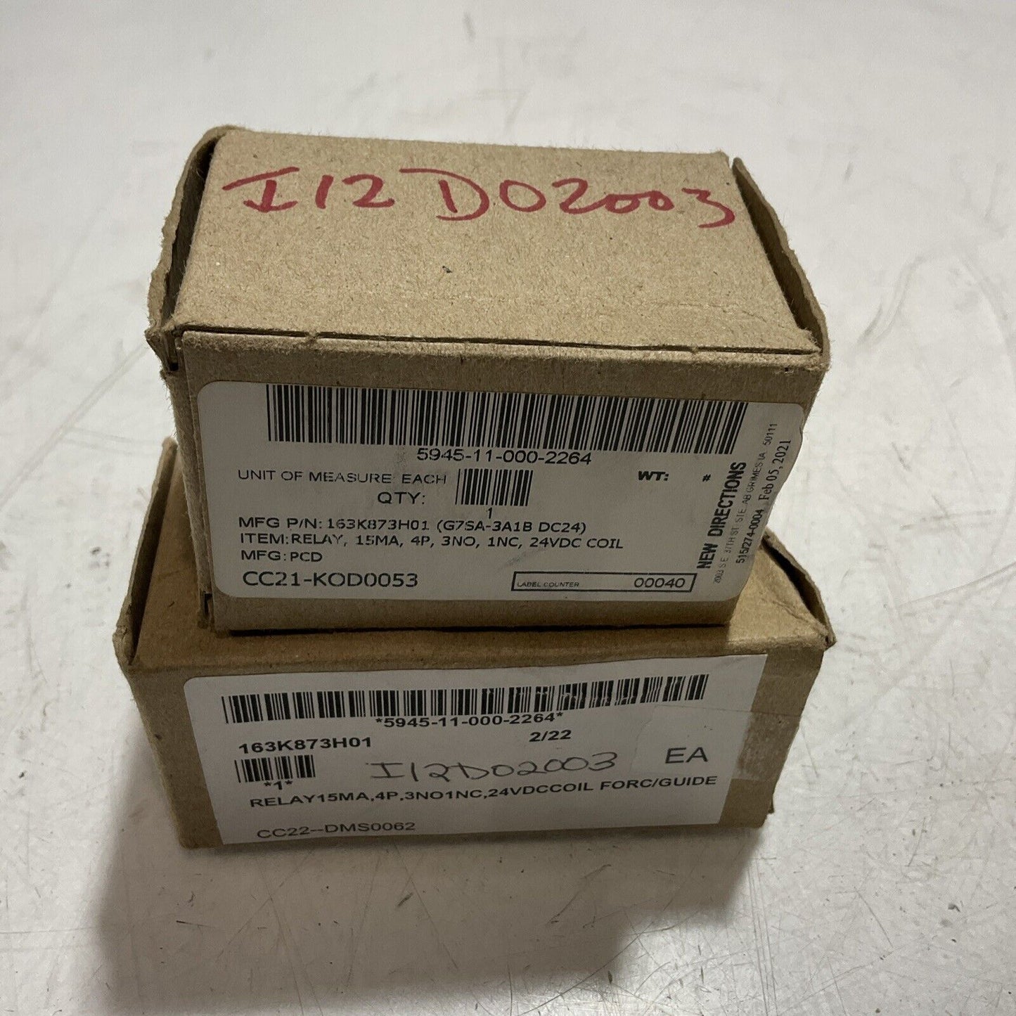 OMRON G7SA-3A1B FORCE-GUIDED SAFETY RELAY LOT OF 2 U3S