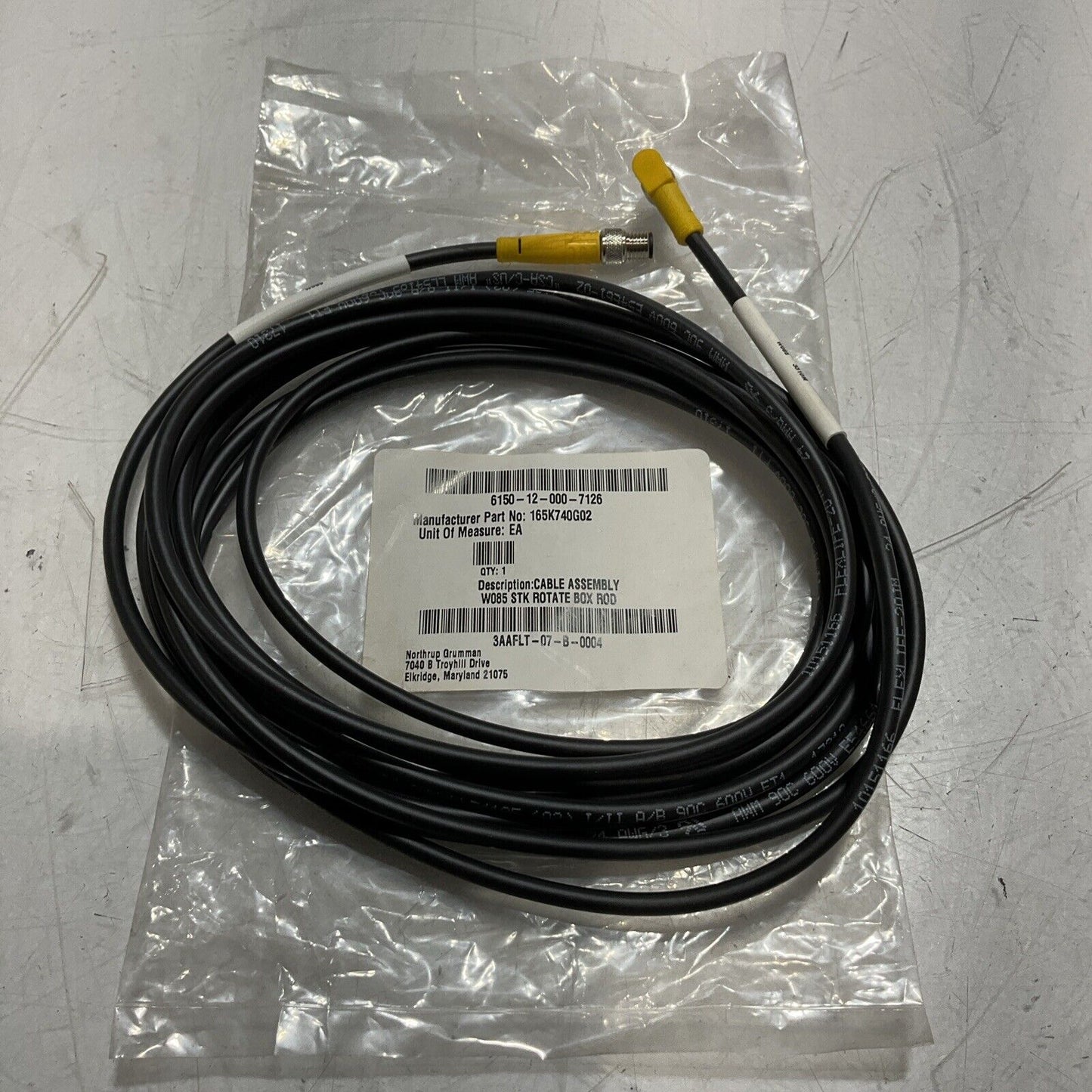 TURCK 10151166 FLEXLIFE CABLE ASSEMBLY W085 STK ROTATE BOX ROD LOT OF 3 U3S