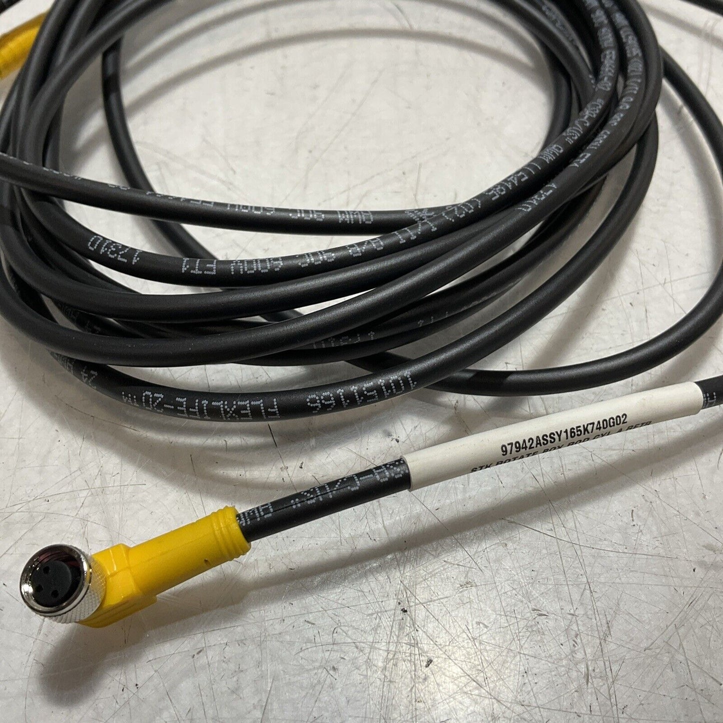 TURCK 10151166 FLEXLIFE CABLE ASSEMBLY W085 STK ROTATE BOX ROD LOT OF 3 U3S