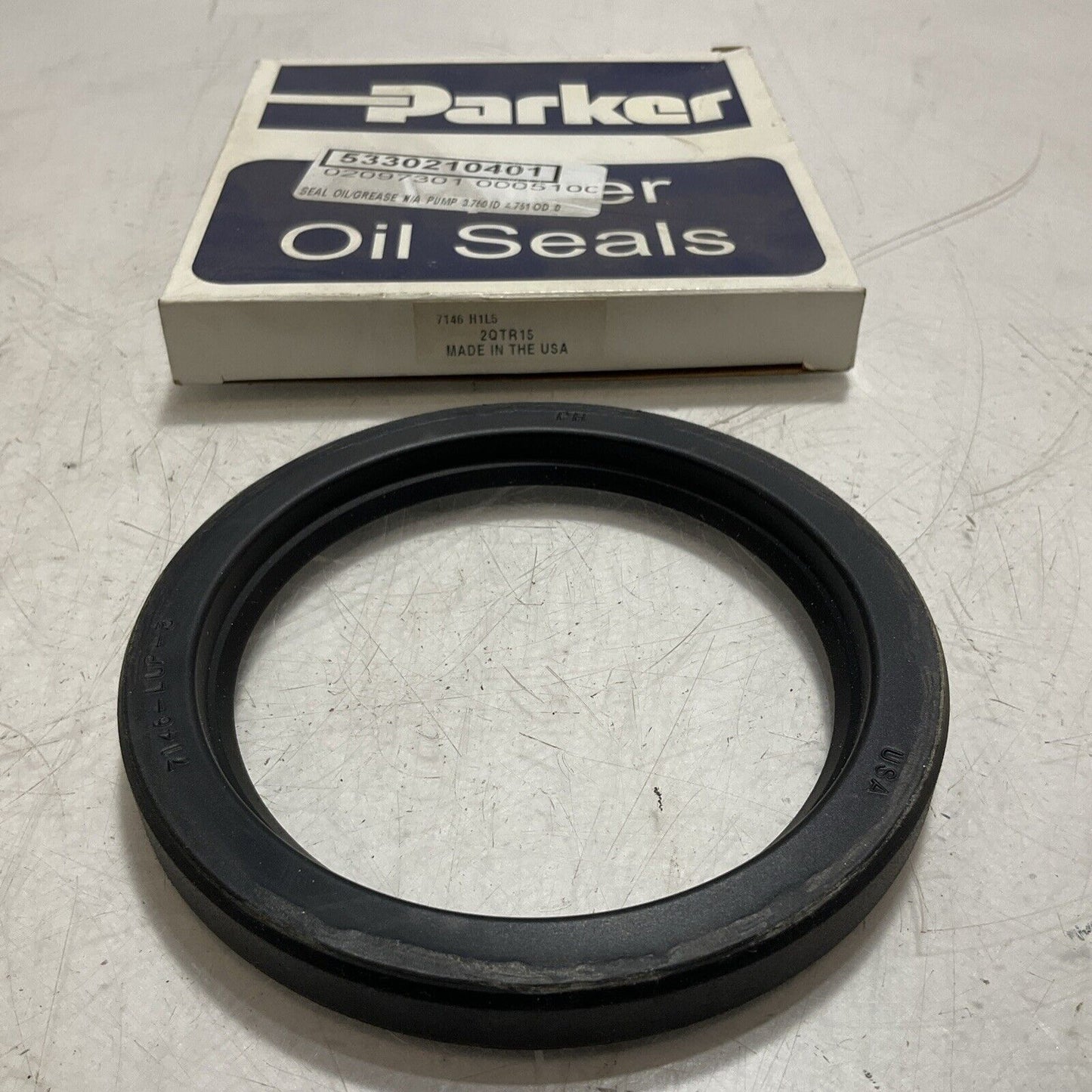 PARKER 2QTR15 CLIPPER OIL SEAL LOT OF 2 U3S