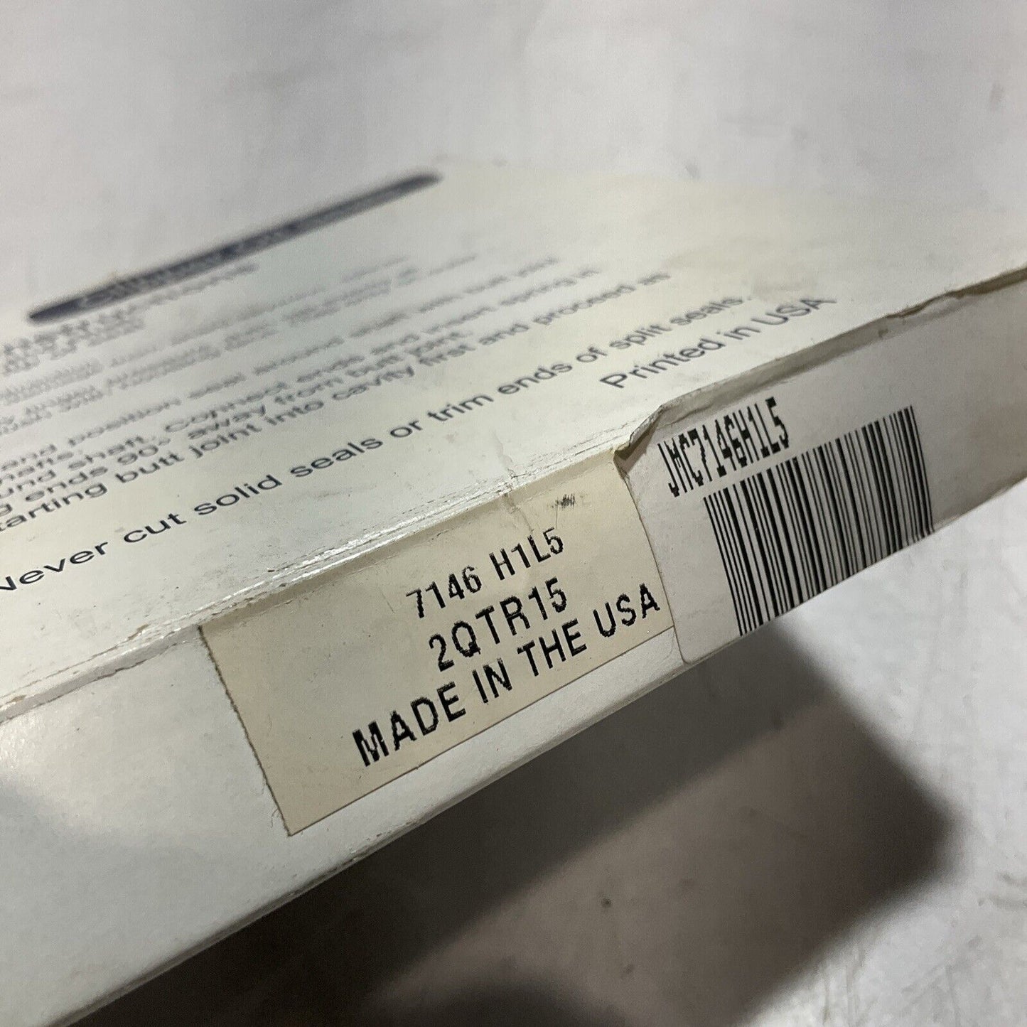 PARKER 2QTR15 CLIPPER OIL SEAL LOT OF 2 U3S
