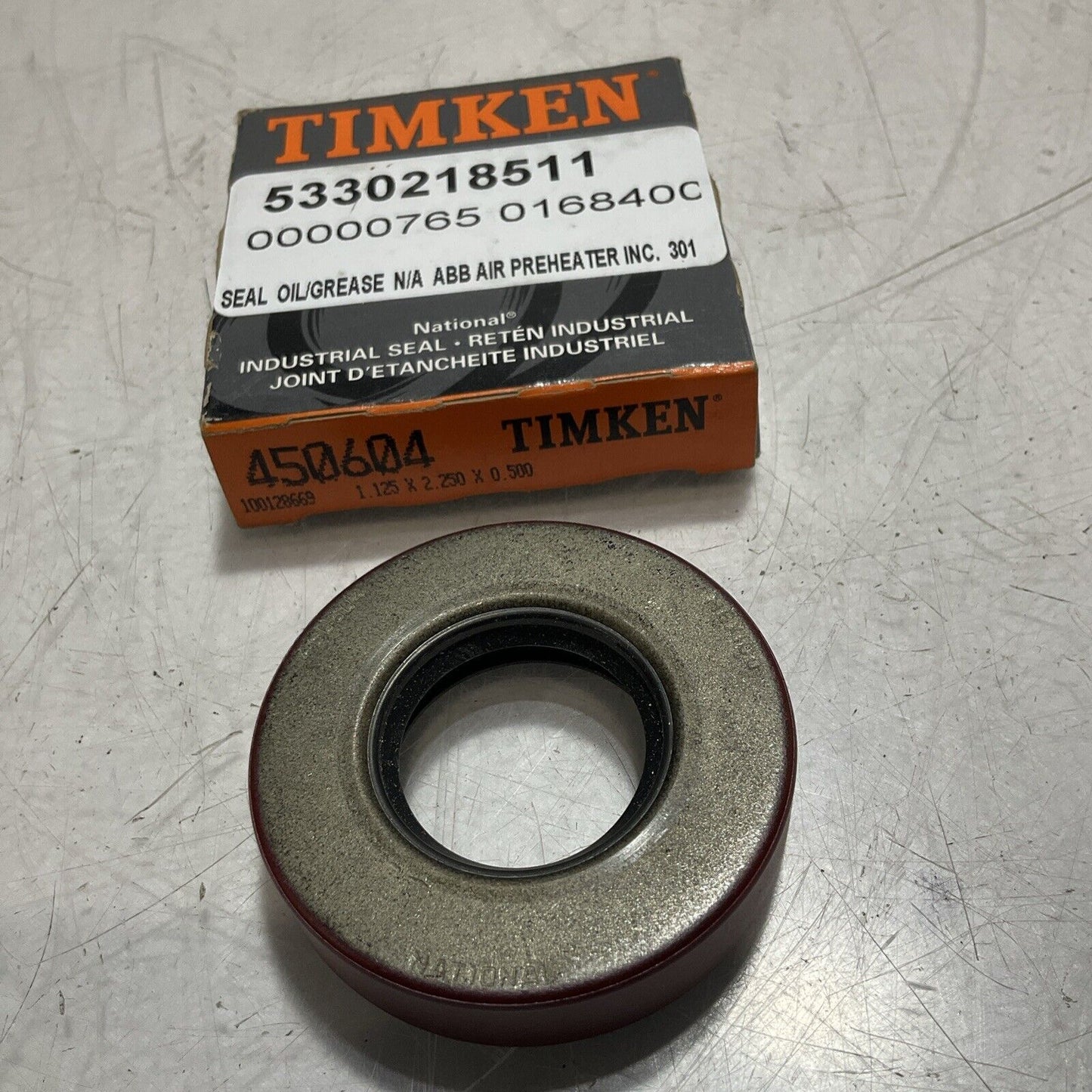 TIMKEN 450604 INDUSTRIAL OIL SEAL LOT OF 7 U3S