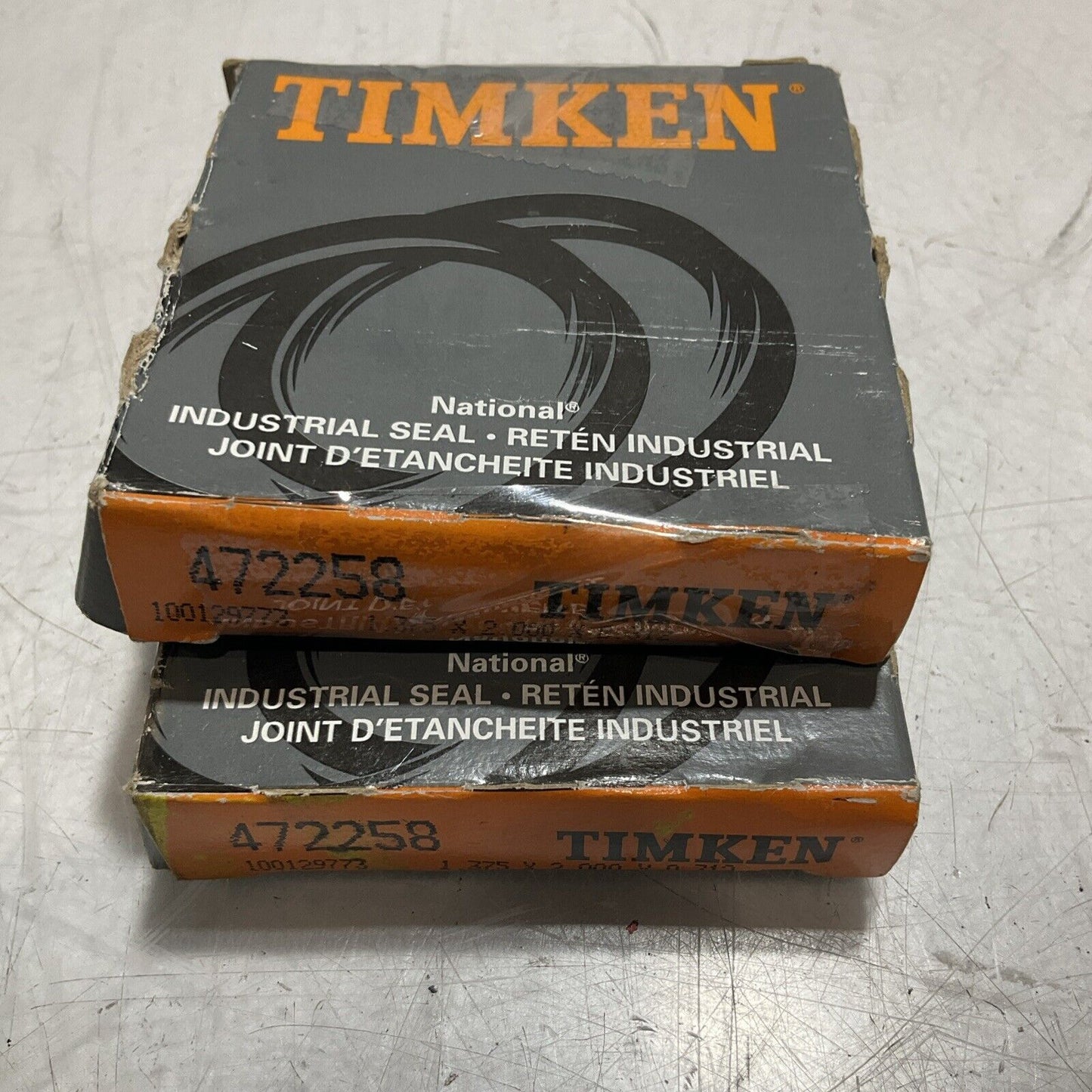 TIMKEN 472258 INDUSTRIAL AUTOMOTIVE OIL SEAL LOT OF 2 U3S