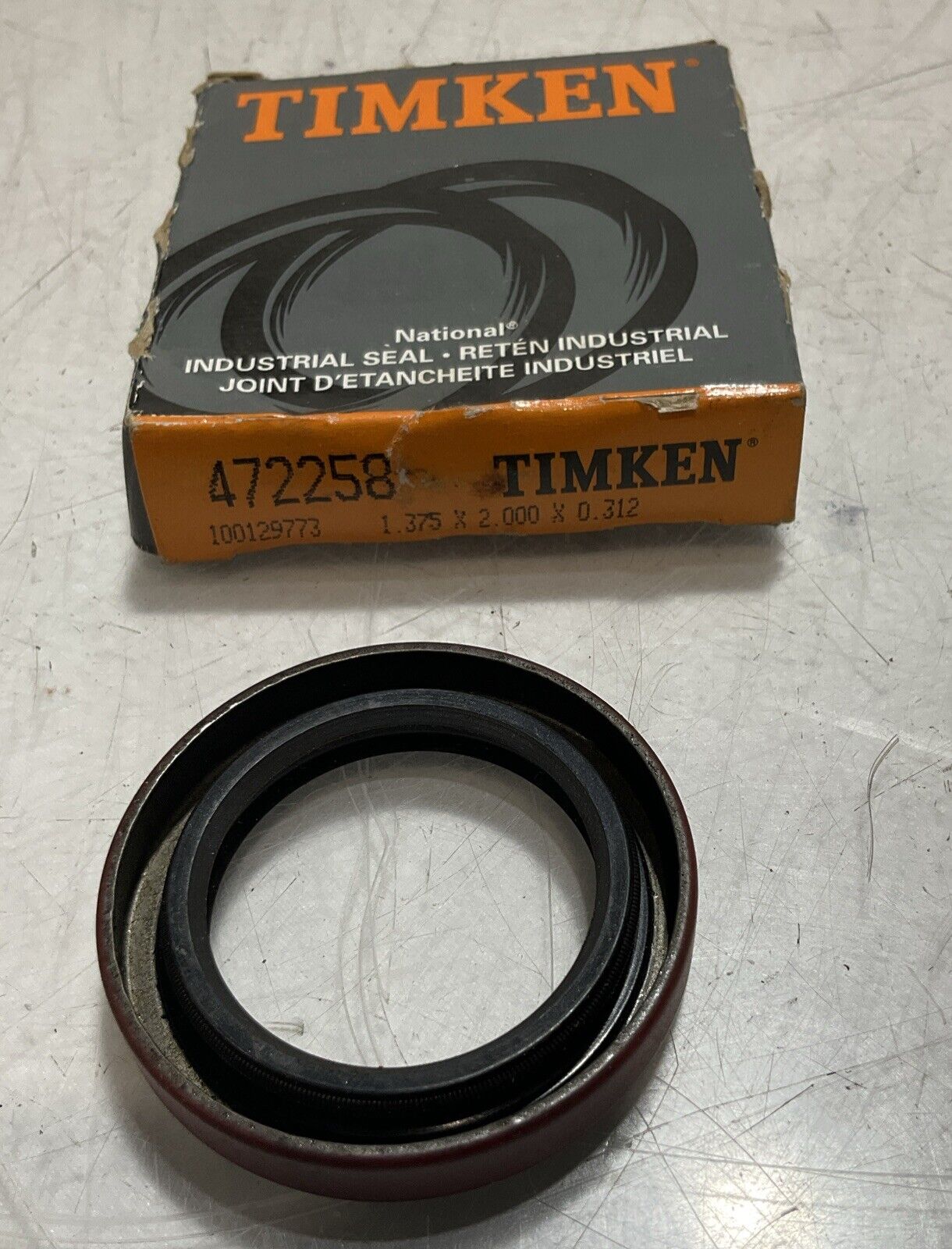 TIMKEN 472258 DIFFERENTIAL PINION OIL SEAL LOT OF 2 U3S