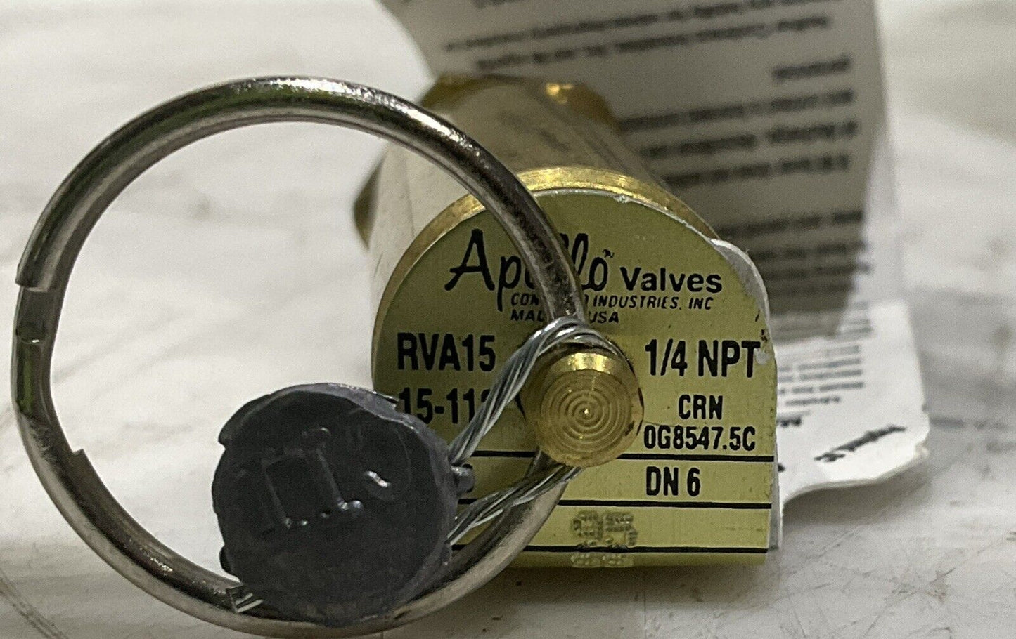 APOLLO RVA5 15-112 1/4 NPT RELIEF VALVE U3S