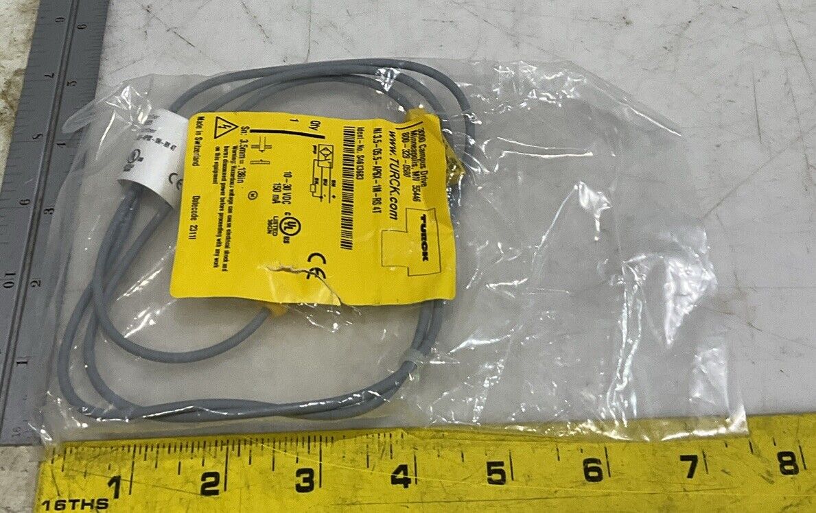 TURCK NI 3.5-Q5.5-AP6X-1M-RS 4T INDUCTIVE SENSOR SWITCH U3S