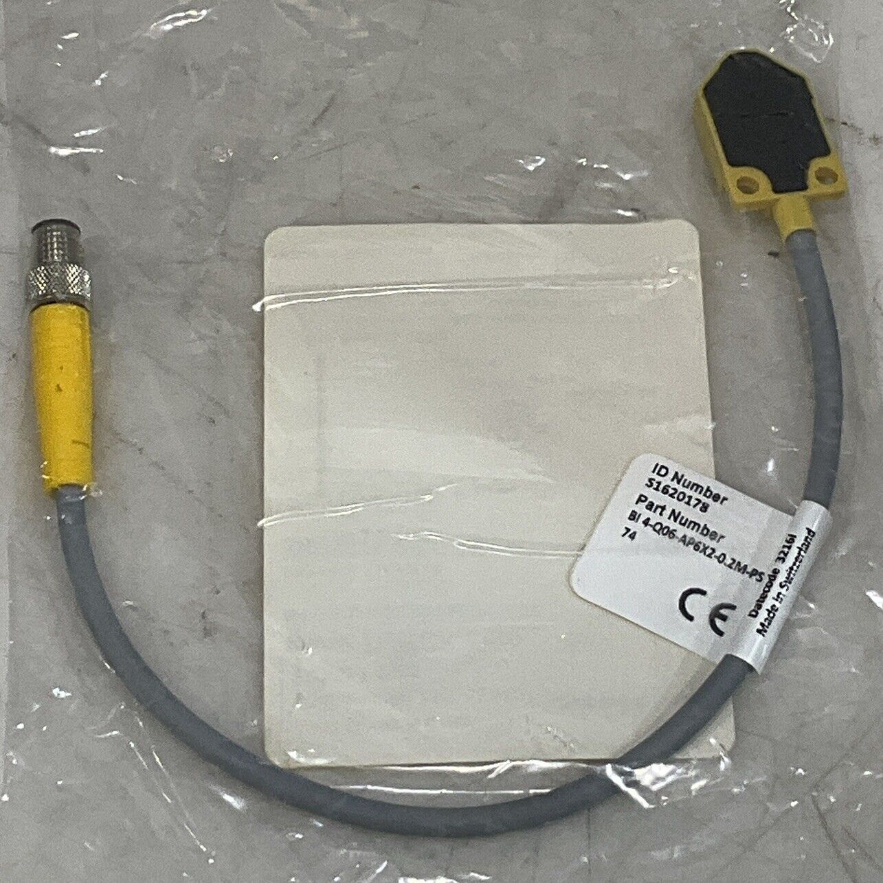 TURCK BI 4-Q06-AP6X2-0.2M-PSG 3M/S1174 INDUCTIVE RANGE SENSOR U3S