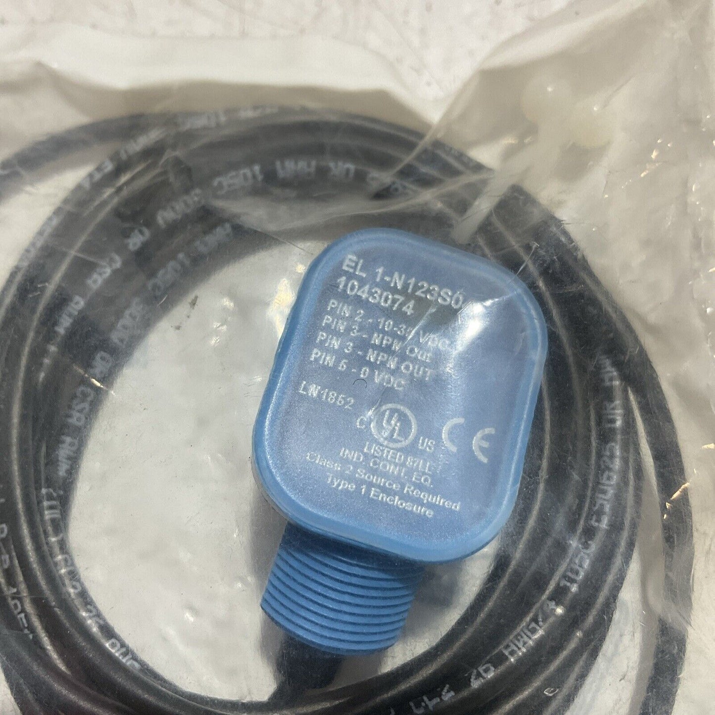SICK EL1-N123S04 POLARIZED PHOTOEYE SENSOR 30VDC U3S