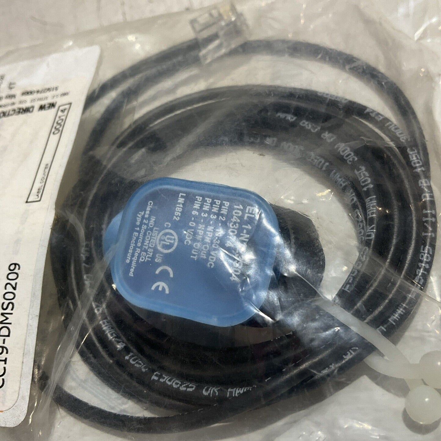 SICK EL1-N123S04 POLARIZED PHOTOEYE SENSOR 30VDC U3S
