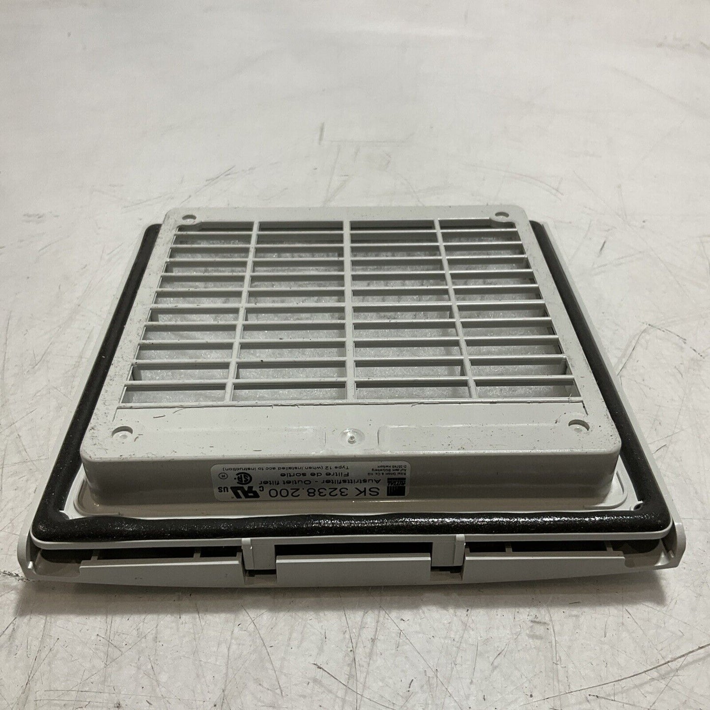 RITAL SK3238-200 AIR OUTLET FILTER 148MMX5MM LITER GRAY ABS LOT OF 13 U3S