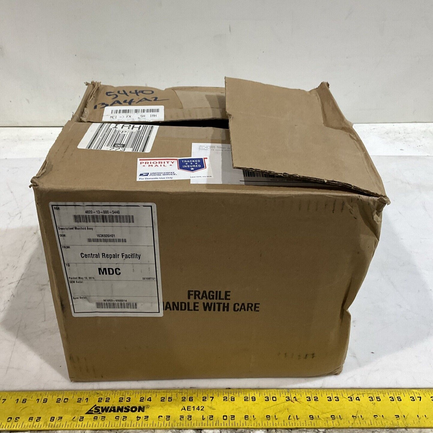 SMC VV5Q41-05-DAMO1160 VQ4401-5 MANIFOLD VALVE U3S