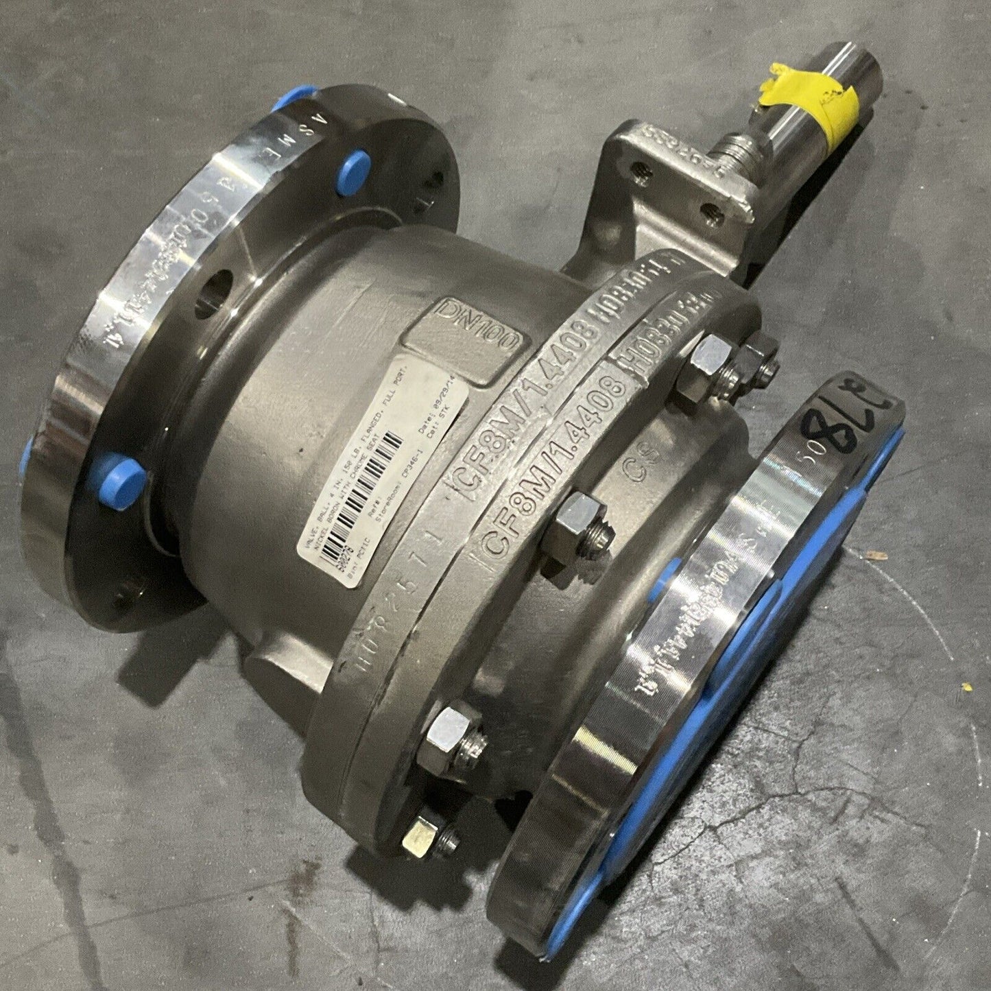 NELES CF8M/1.4408 H083054 M FLANGED BALL VALVE NICKEL BORON 4” 150LB U3S