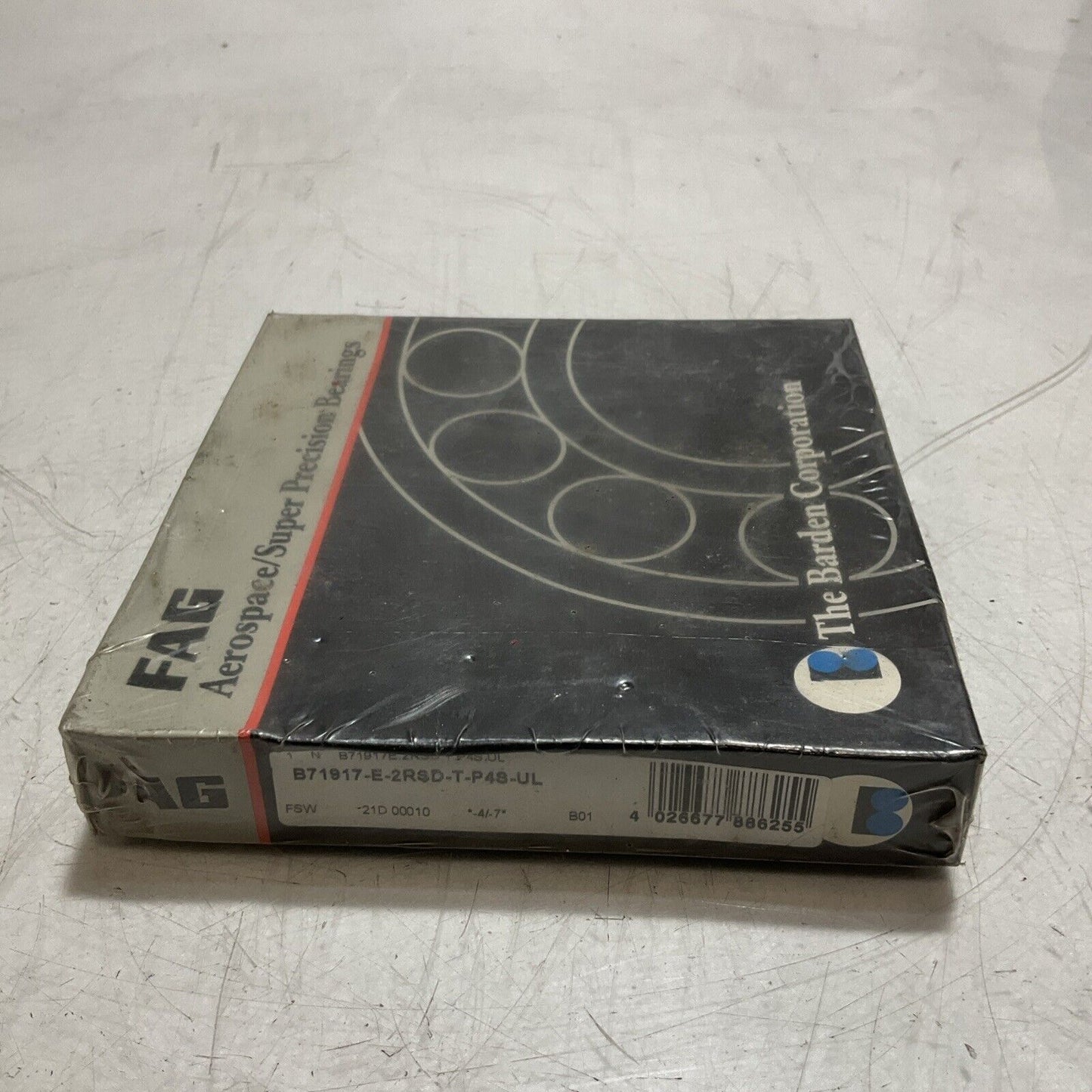 FAG B71917-E-2RSD-T-P4S-UL AEROSPACE/SUPER PRECISION BEARING SINGLE ROW N3M