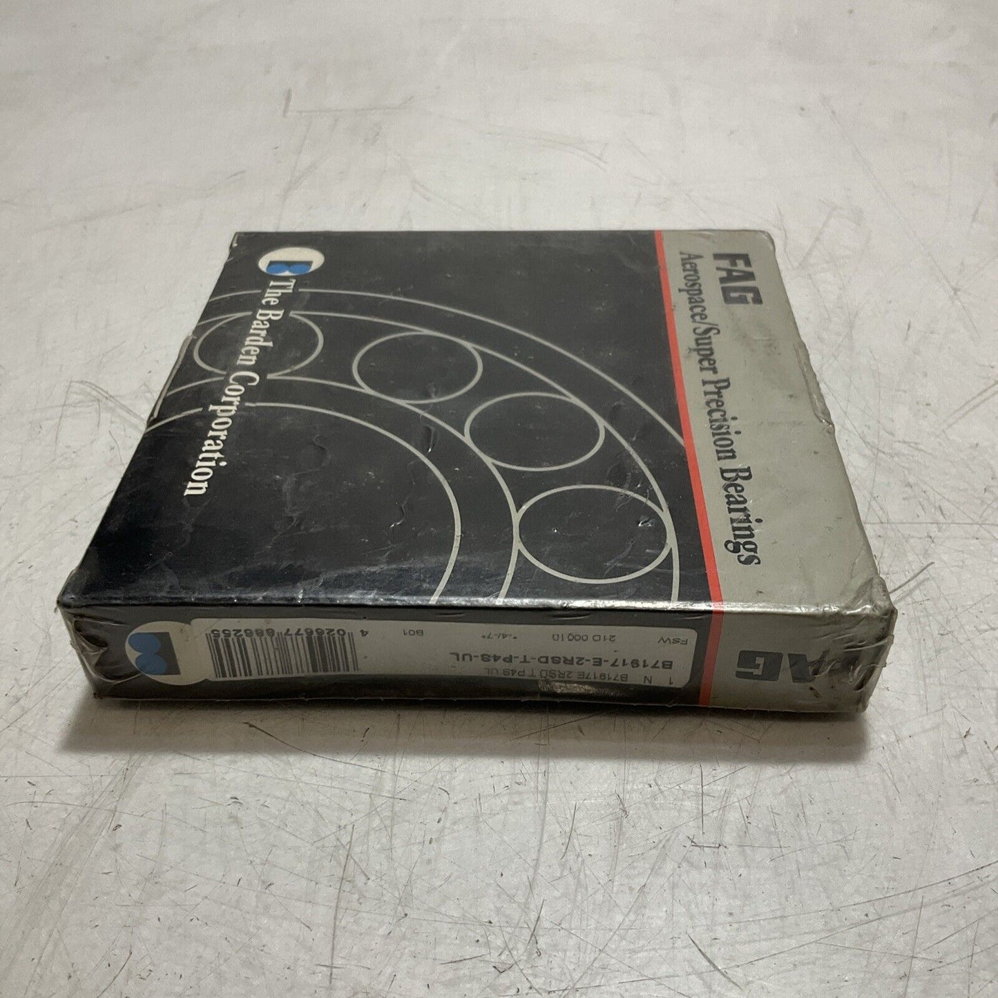 FAG B71917-E-2RSD-T-P4S-UL AEROSPACE/SUPER PRECISION BEARING SINGLE ROW N3M