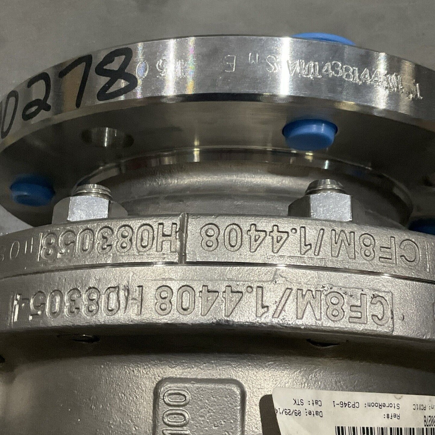 NELES CF8M/1.4408 H083054 M FLANGED BALL VALVE NICKEL BORON 4” 150LB U3S