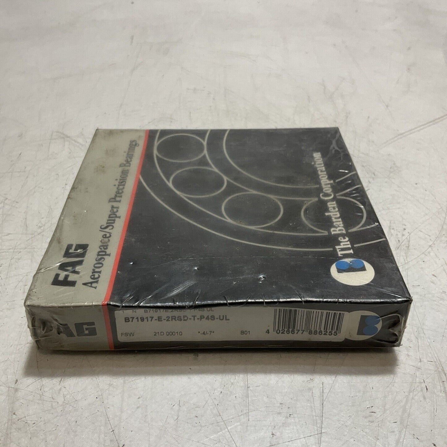 FAG B71917-E-2RSD-T-P4S-UL AEROSPACE/SUPER PRECISION BEARING SINGLE ROW N3M