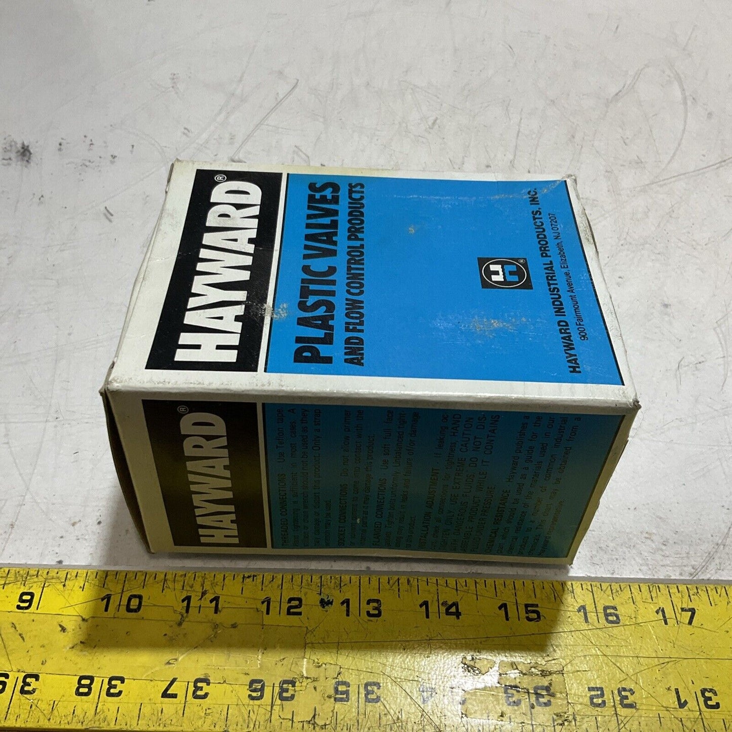 HAYWARD TB10075ST PLASTIC VALVE AND FLOW CONTROL PRODUCTS