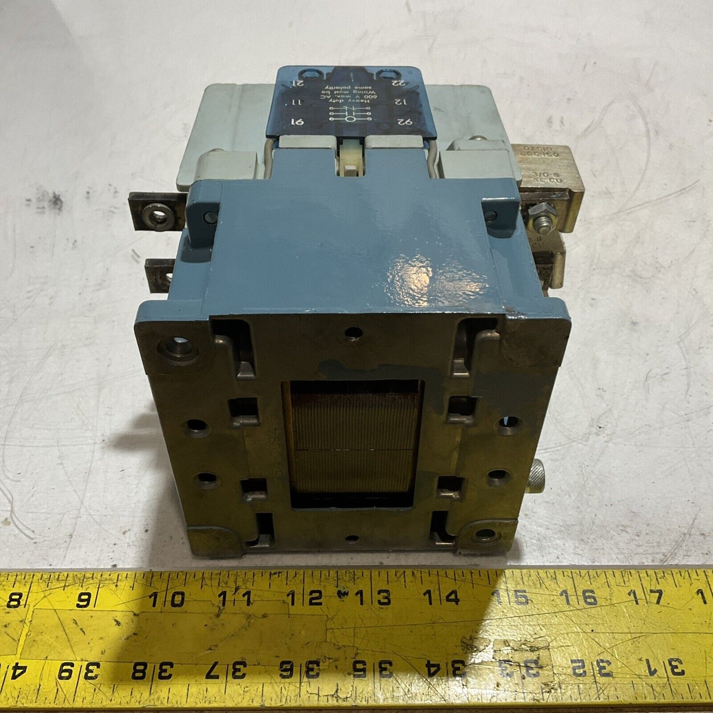 ASEA EG160-1-UL CONTRACTOR SIZE 4 600V AC MAX