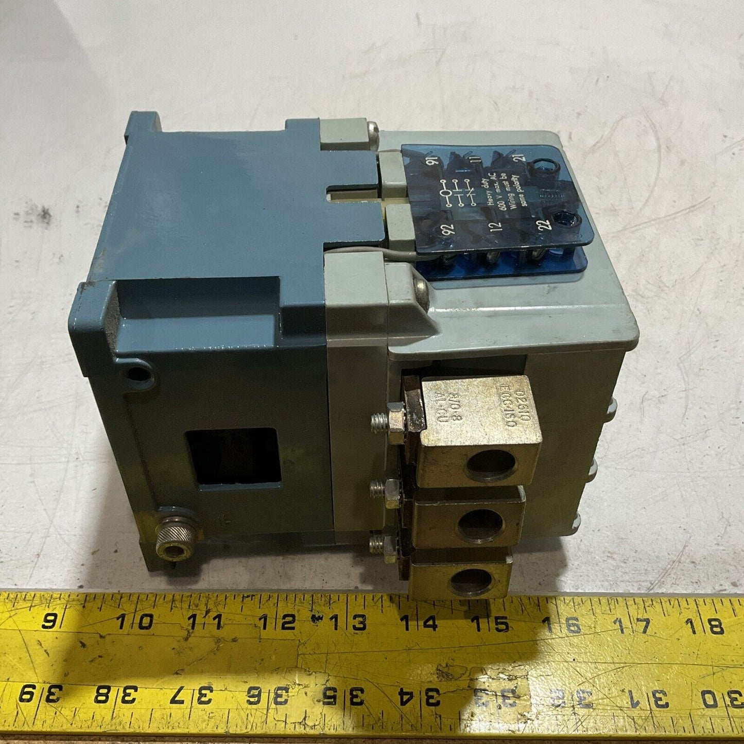 ASEA EG160-1-UL CONTRACTOR SIZE 4 600V AC MAX