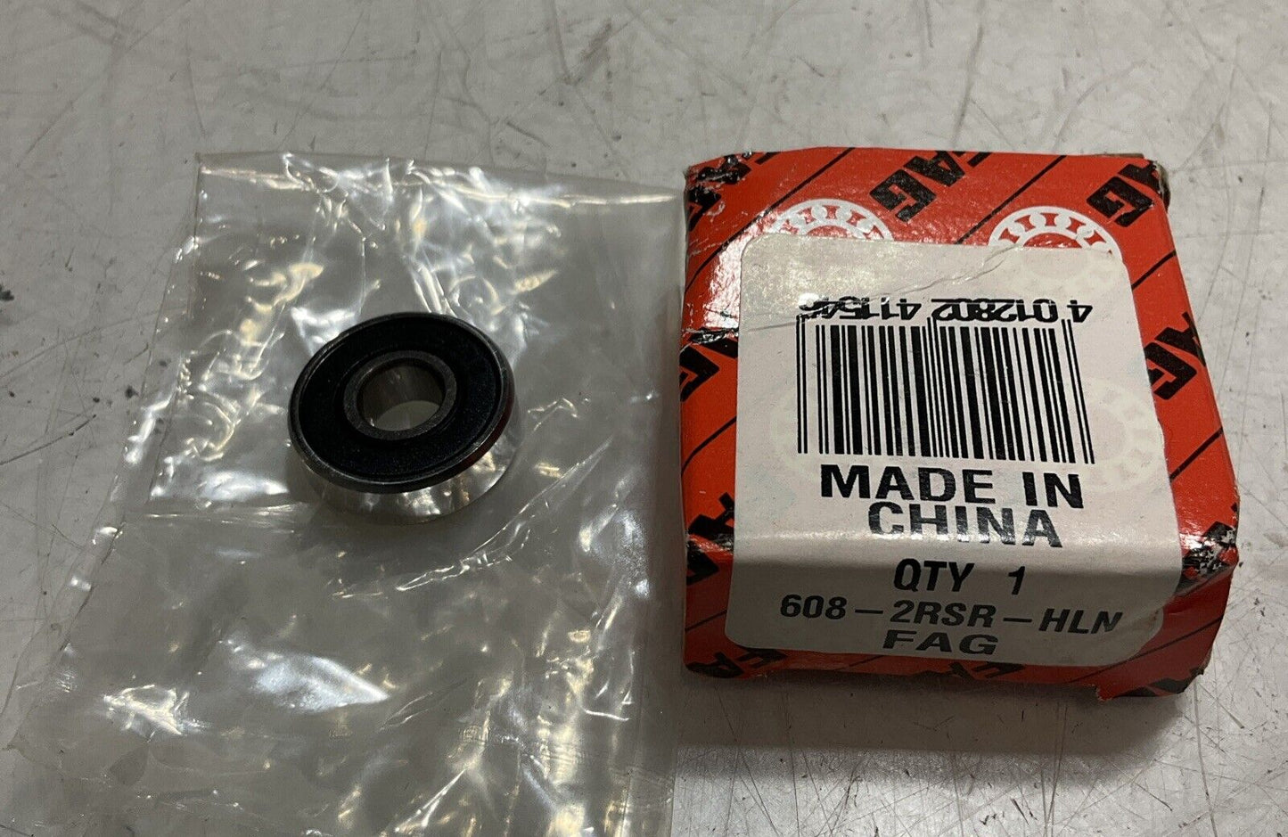 FAG 608-2RSR-HLN DEEP GROOVE BALL BEARING SINGLE ROW LOT OF 3 U3S