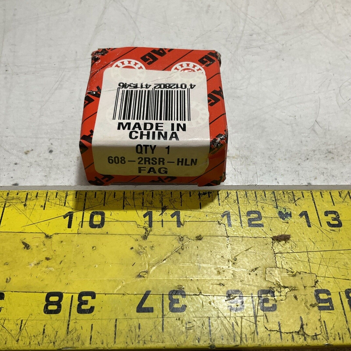 FAG 608-2RSR-HLN DEEP GROOVE BALL BEARING SINGLE ROW LOT OF 3 U3S