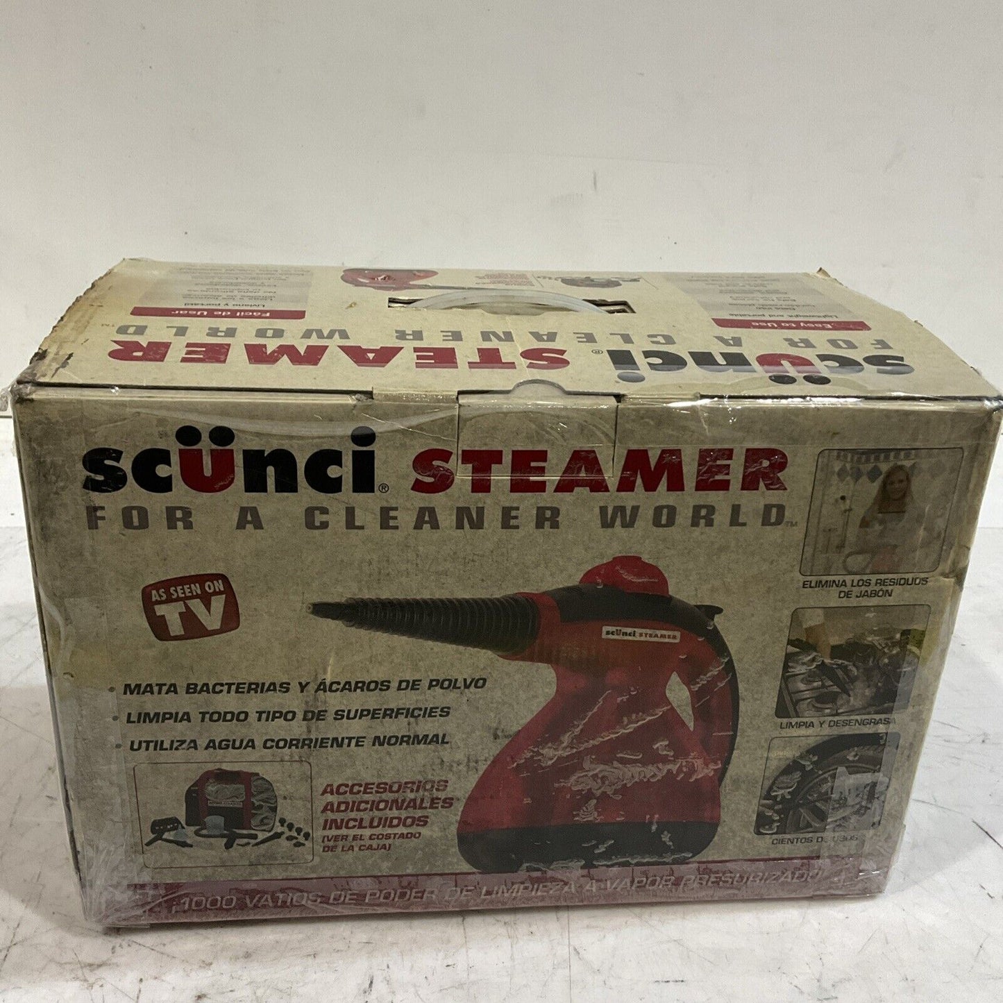 SCUNCI STEAMER 52000SS-1000 HAND HELD STREAM VACUUM CLEANER