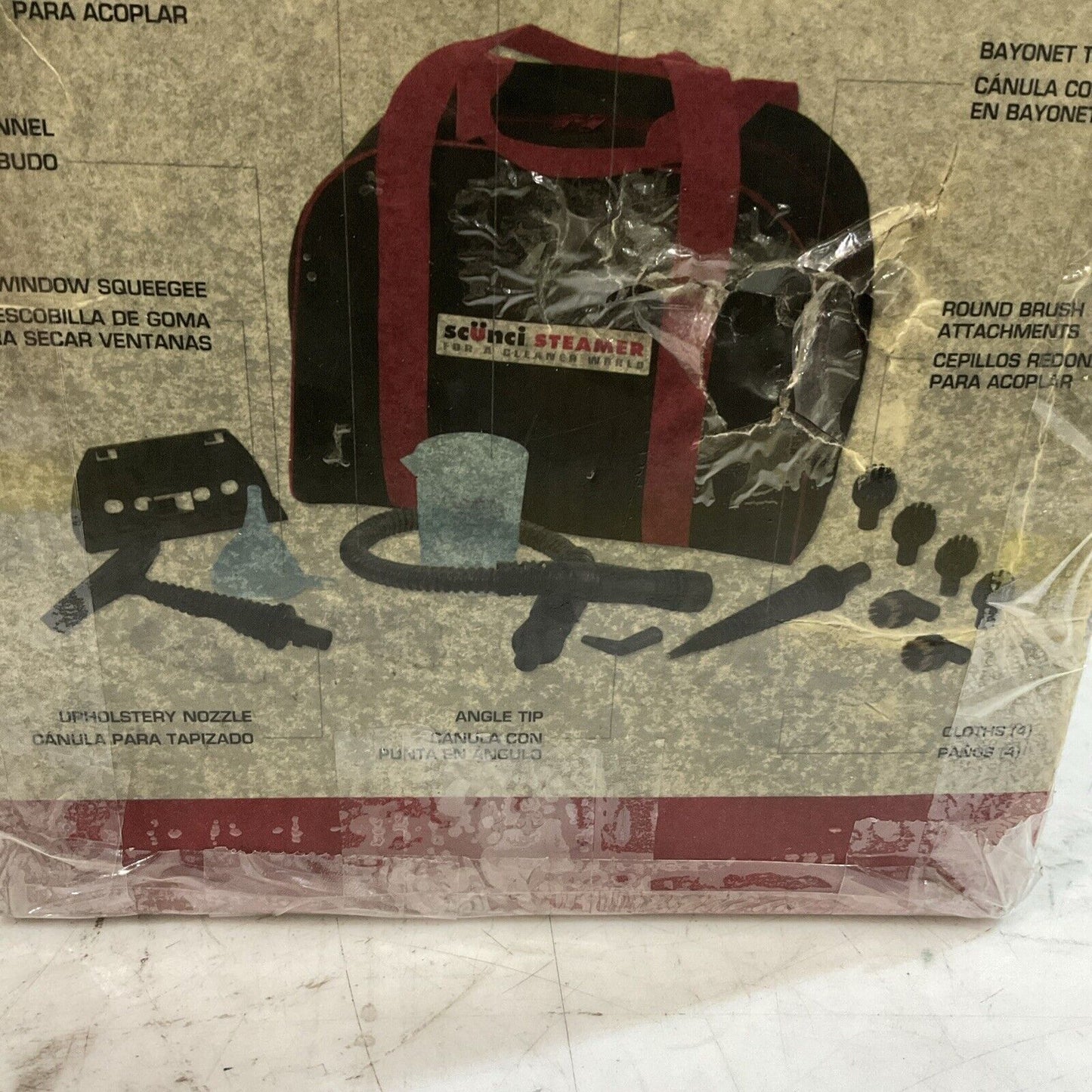 SCUNCI STEAMER 52000SS-1000 HAND HELD STREAM VACUUM CLEANER