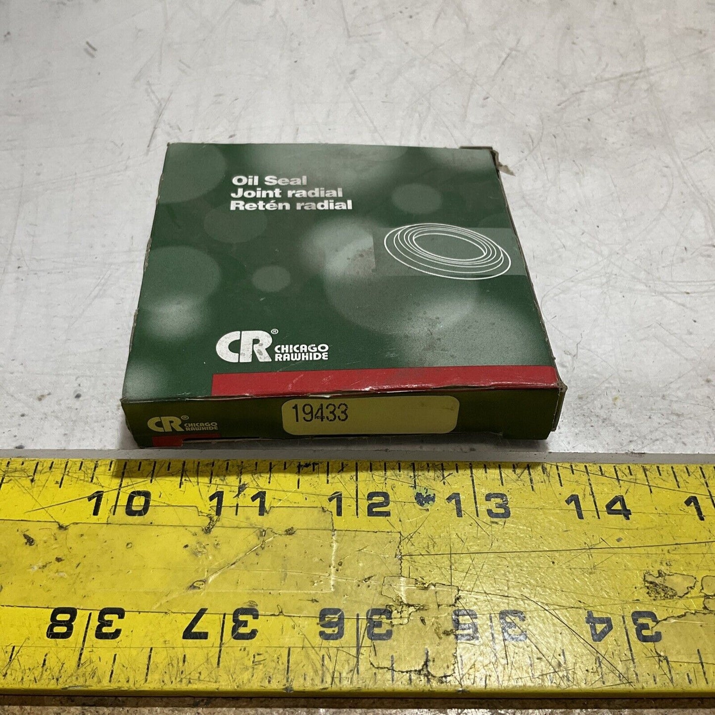 CR CHICAGO RAWHIDE 19433 DOUBLE LIP OIL SEAL BEARING LOT OF 3 U3S