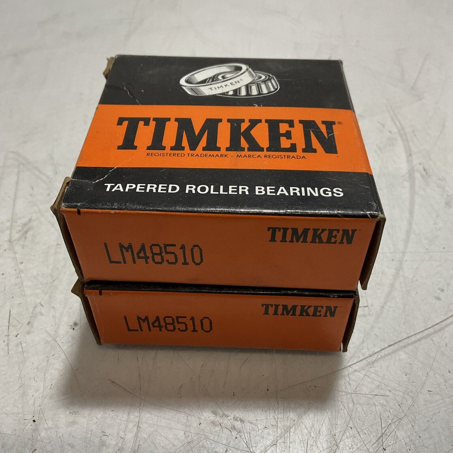 TIMKEN LM48510 TAPERED ROLLER BEARINGS LOT OF 2 U3S