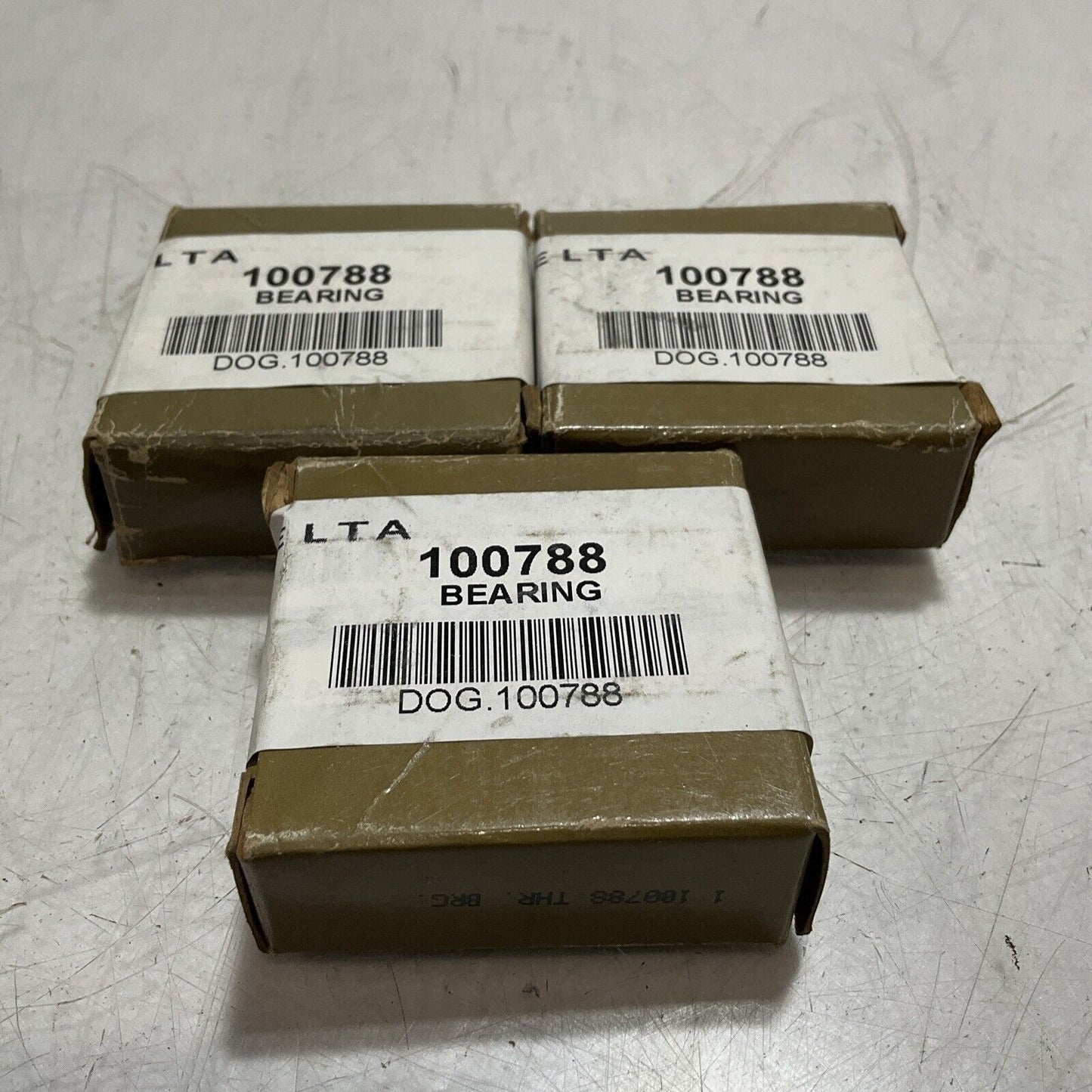 TIMKEN 100788 T107 THRUST ROLLER BEARINGS LOT 3 U3S