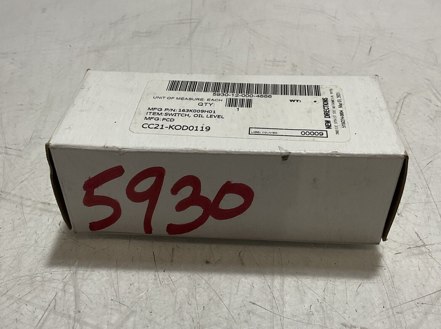 GEMS 140620 OIL LEVEL SWITCH U3S