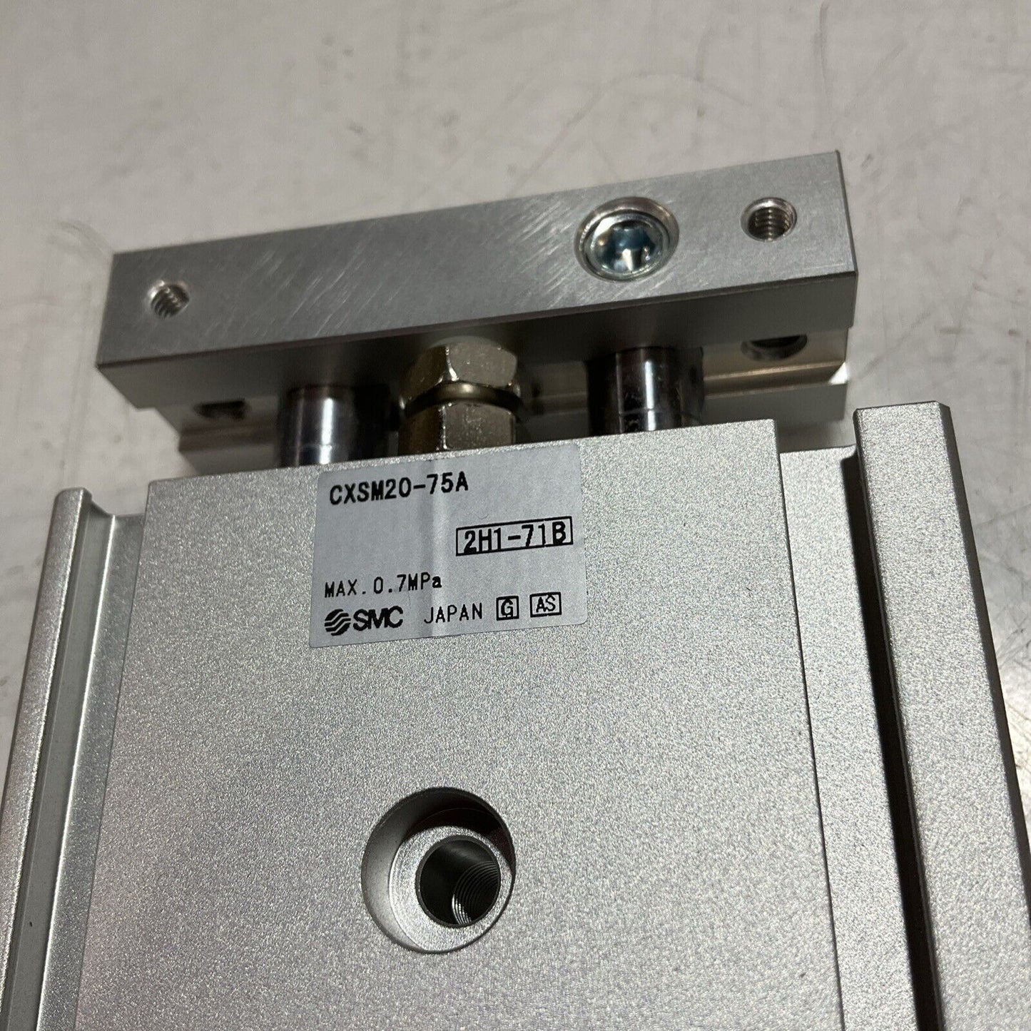 SMC CXSM20-75A PNEUMATIC CYLINDER LOT OF 2 U3S