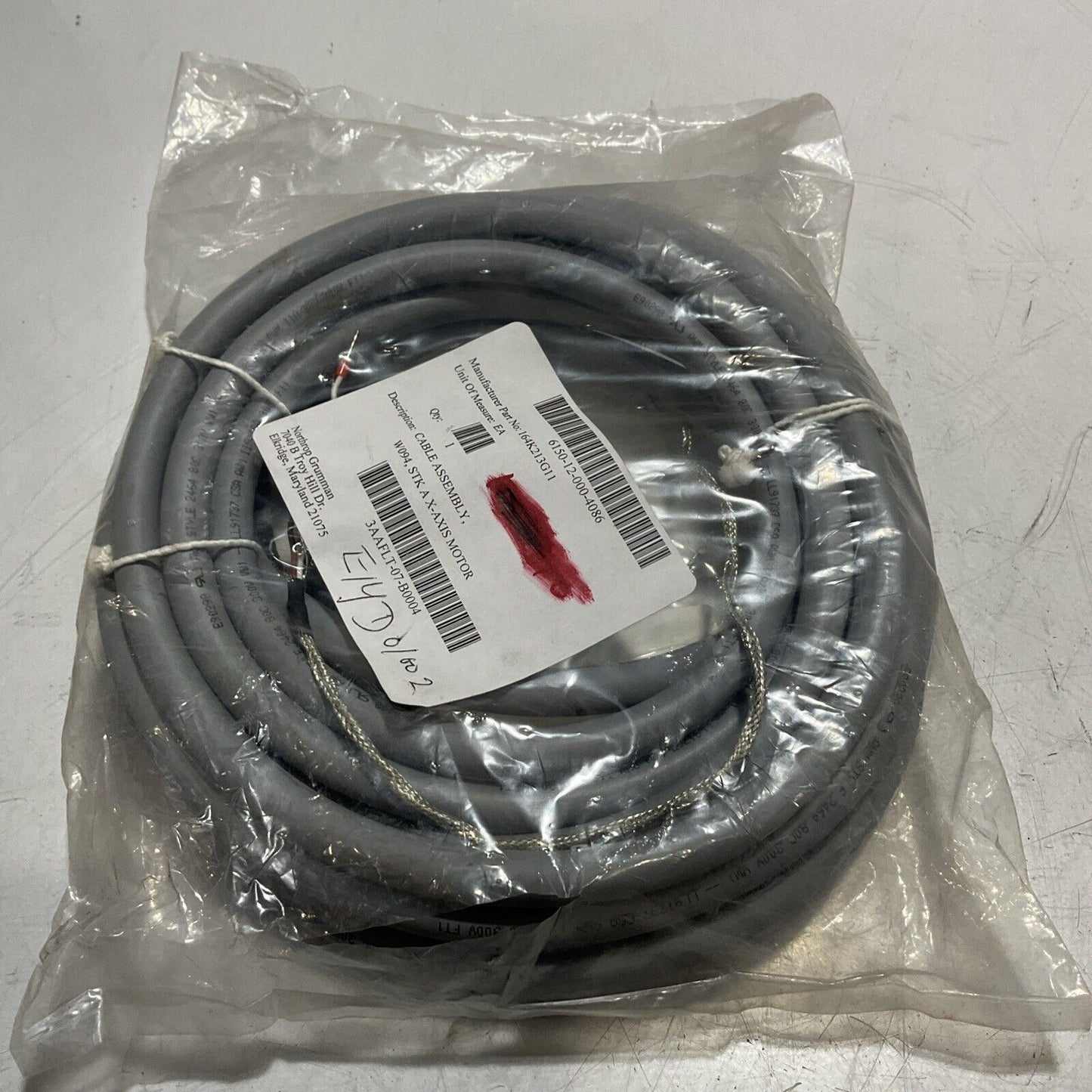 TURCK E90298 - 2464 CABLE ASSEMBLY STX ROTATE BOX MOTOR U3S