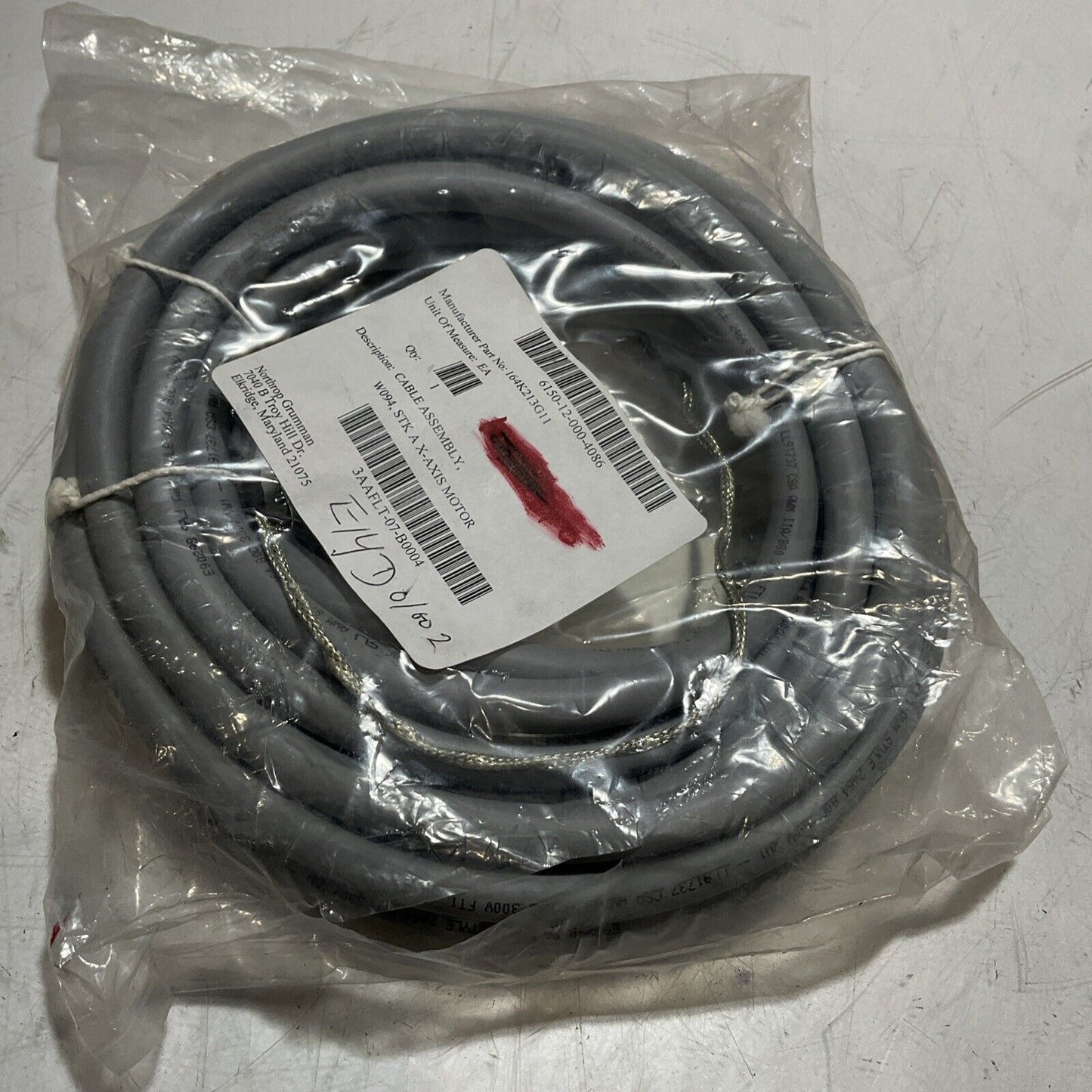 TURCK E90298 - 2464 CABLE ASSEMBLY STX ROTATE BOX MOTOR U3S