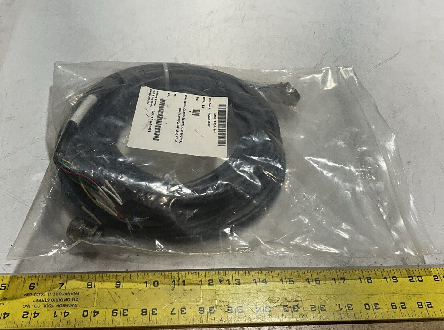 FMK1 E90298-STYLE 2464 CABLE ASSEMBLY RESOLVER LOT OF 2 U3S